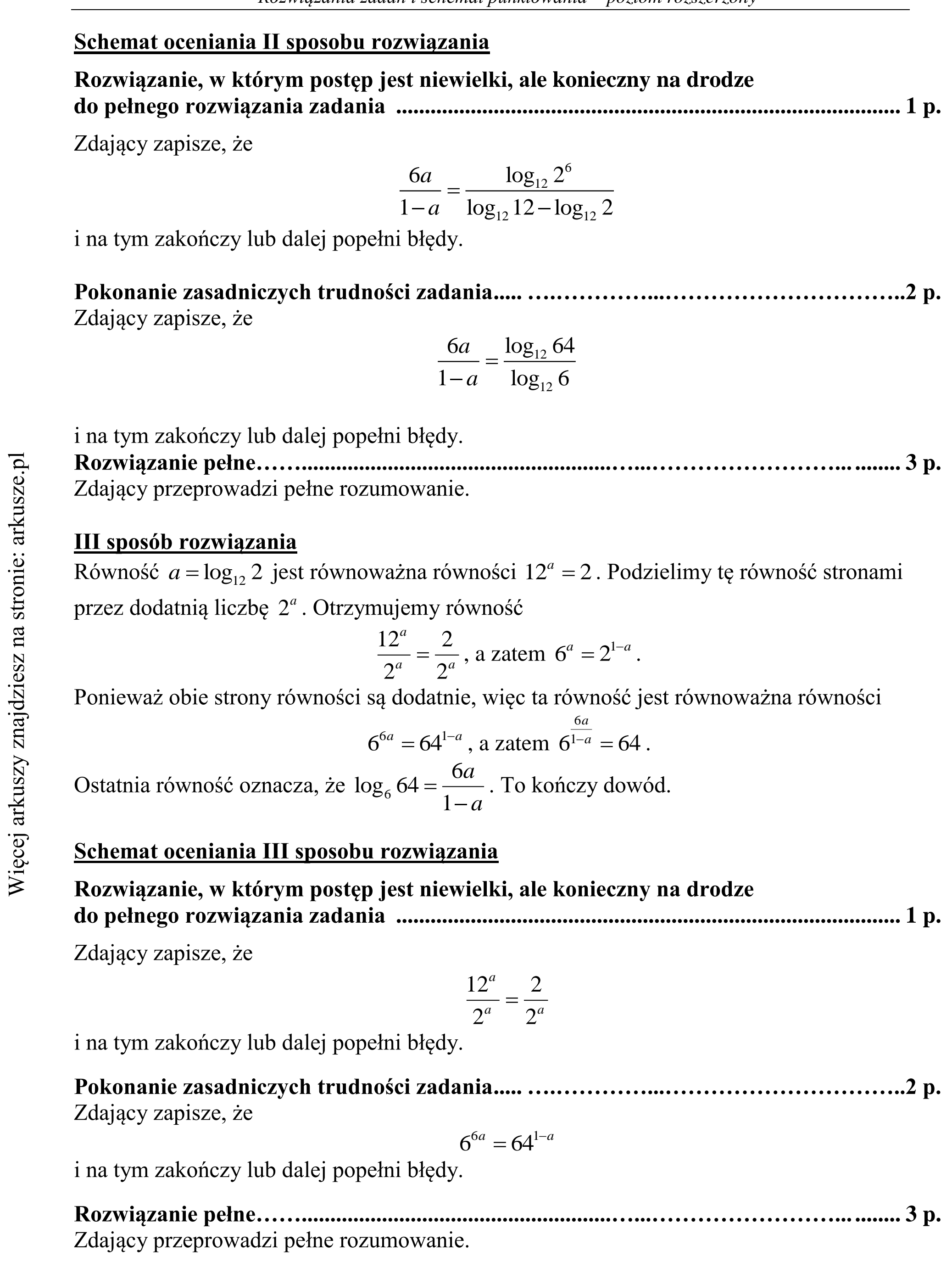 Matura dodatkowa, czerwiec 2015, odpowiedź do zadania 8, fragment 2