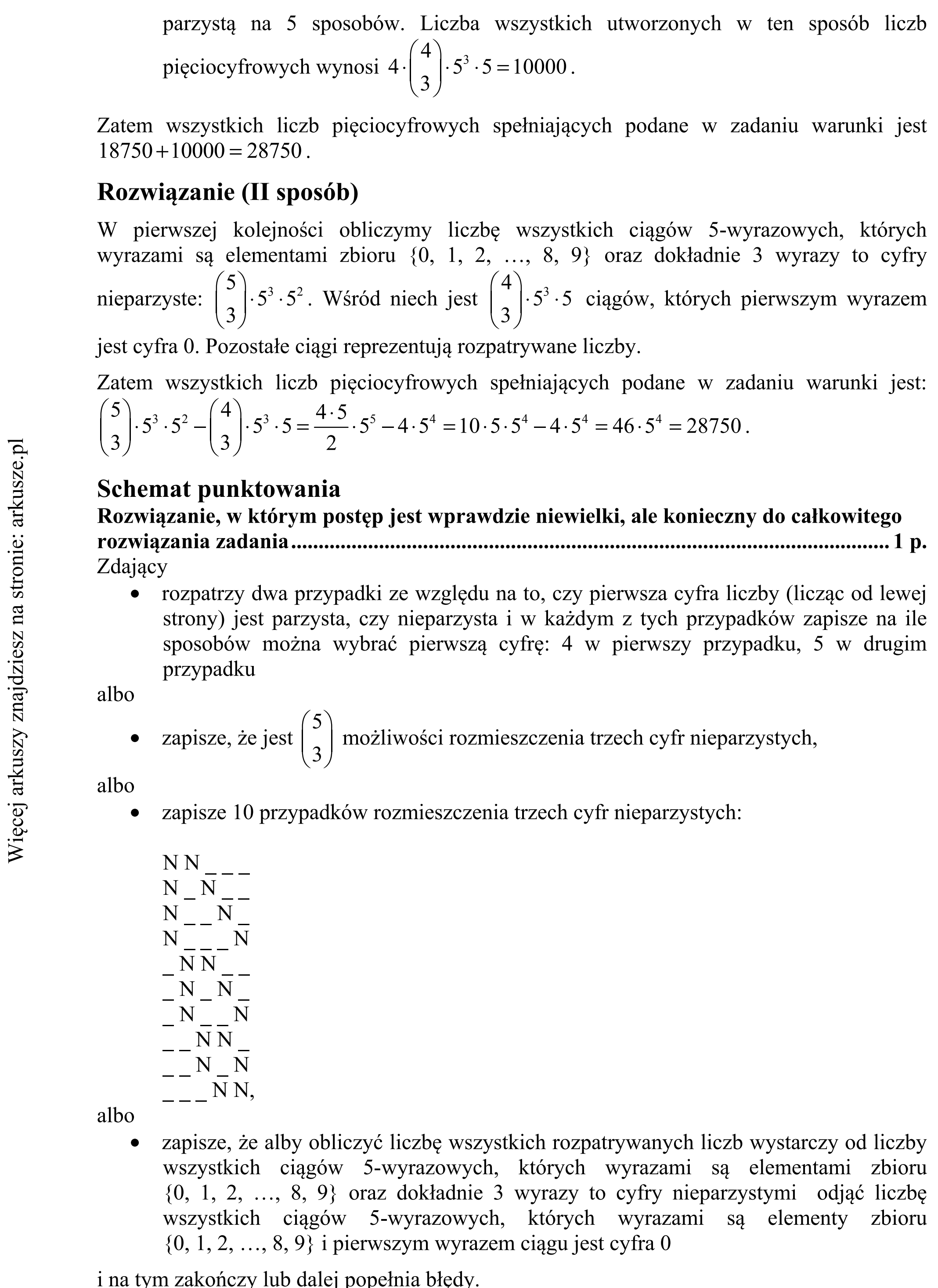 Matura dodatkowa, czerwiec 2016, odpowiedź do zadania 15, fragment 2