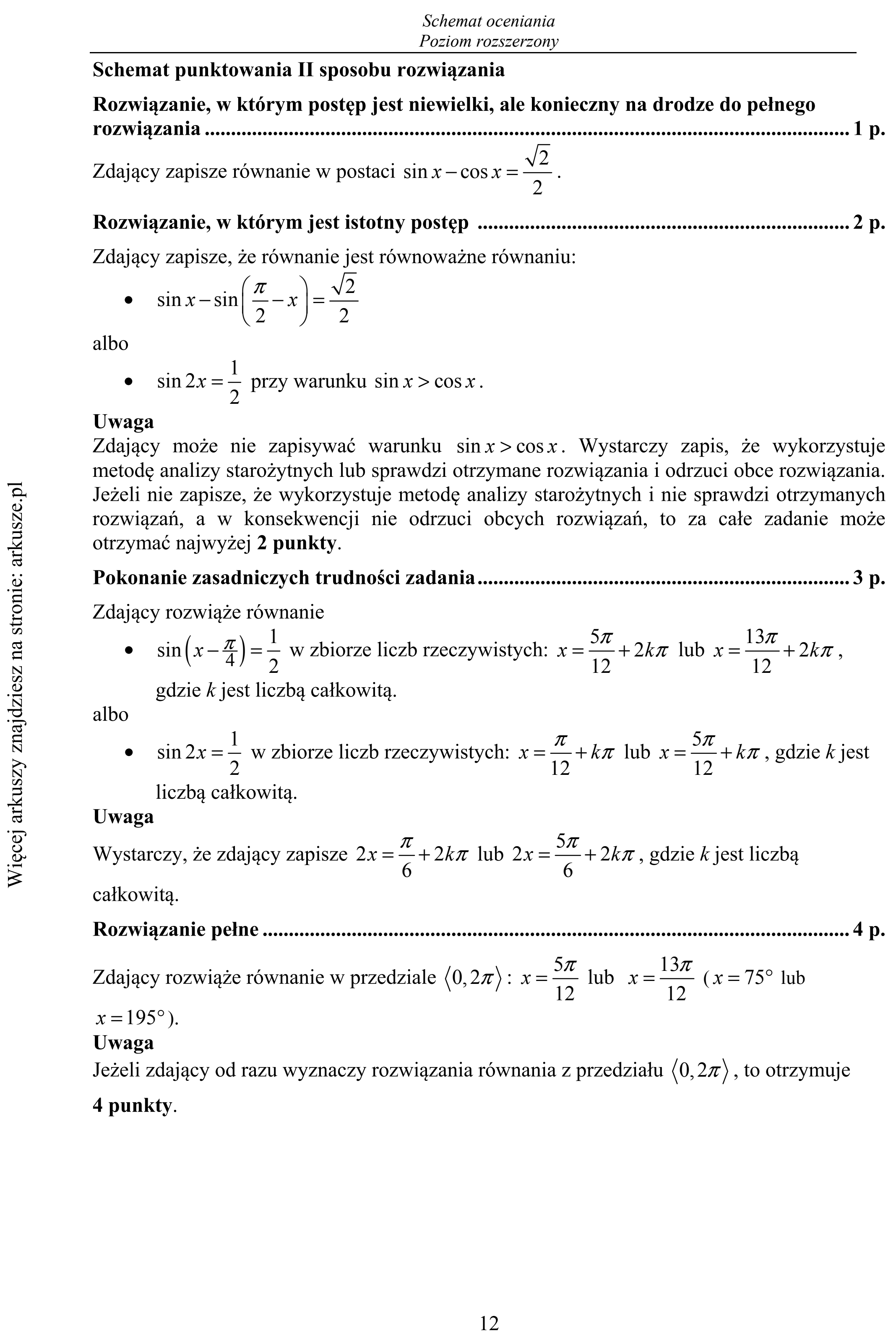 Matura dodatkowa, czerwiec 2017, odpowiedź do zadania 11, fragment 4