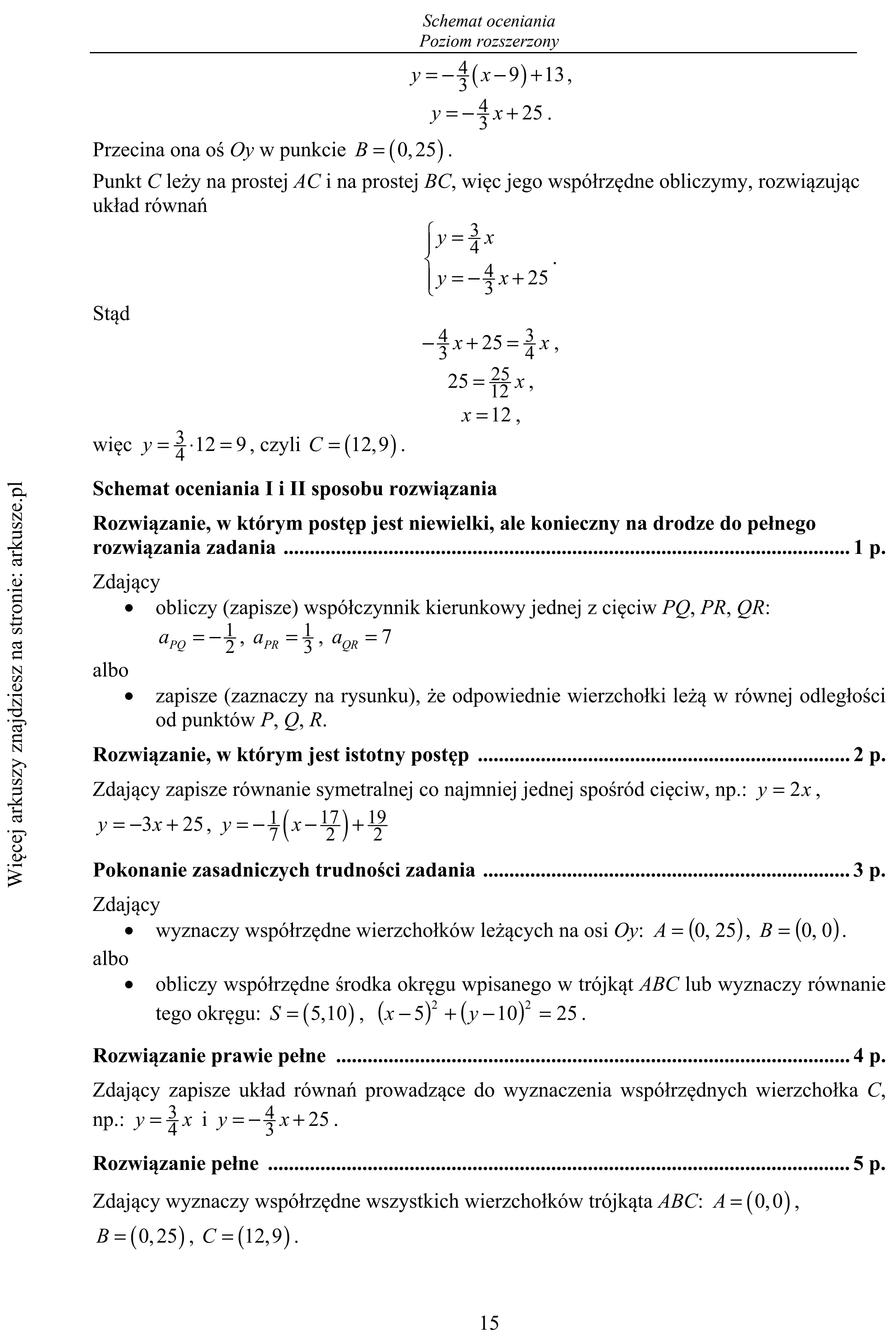 Matura dodatkowa, czerwiec 2018, odpowiedź do zadania 13, fragment 4