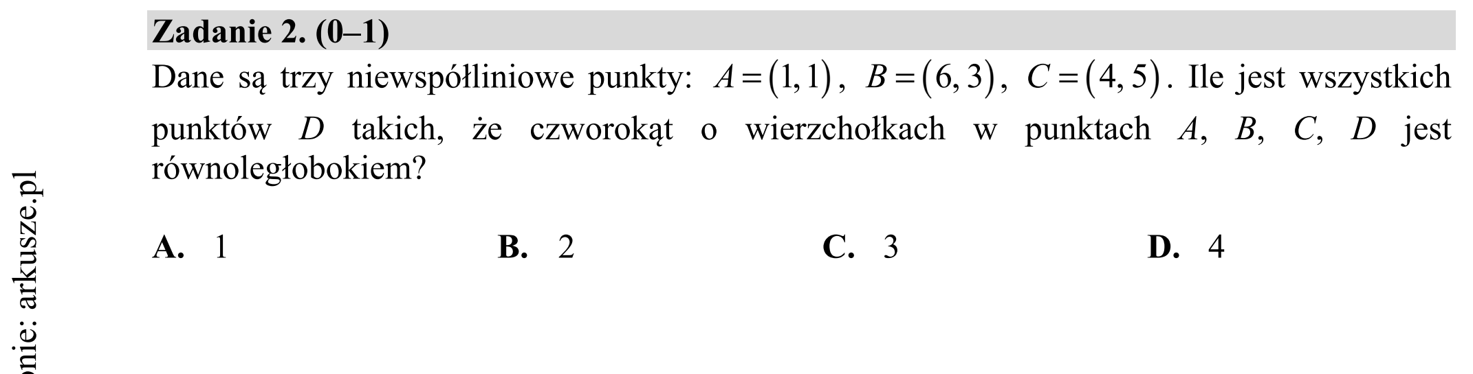 Matura dodatkowa, czerwiec 2019, podgląd zadania 2