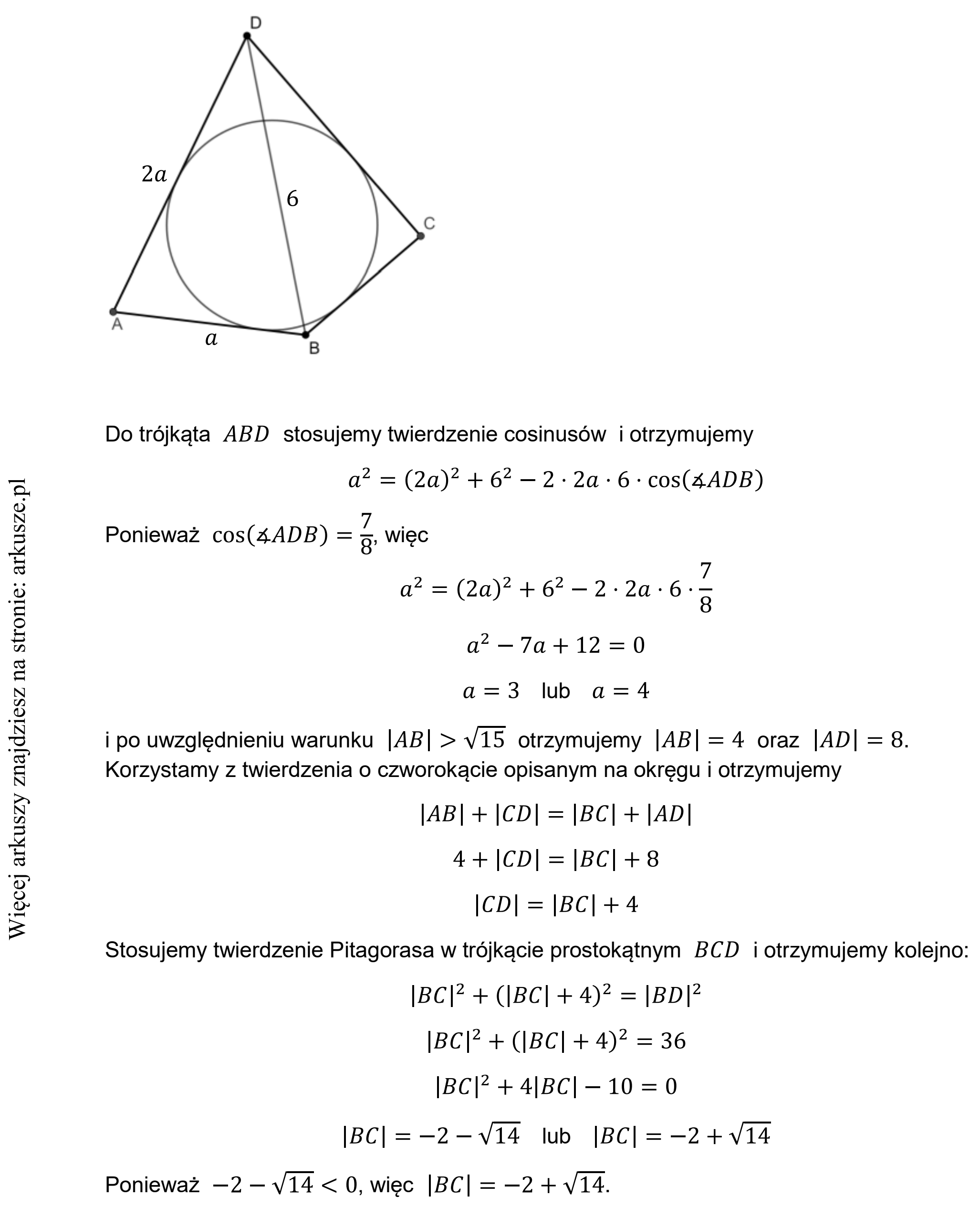 Matura dodatkowa, czerwiec 2021, odpowiedź do zadania 14, fragment 2