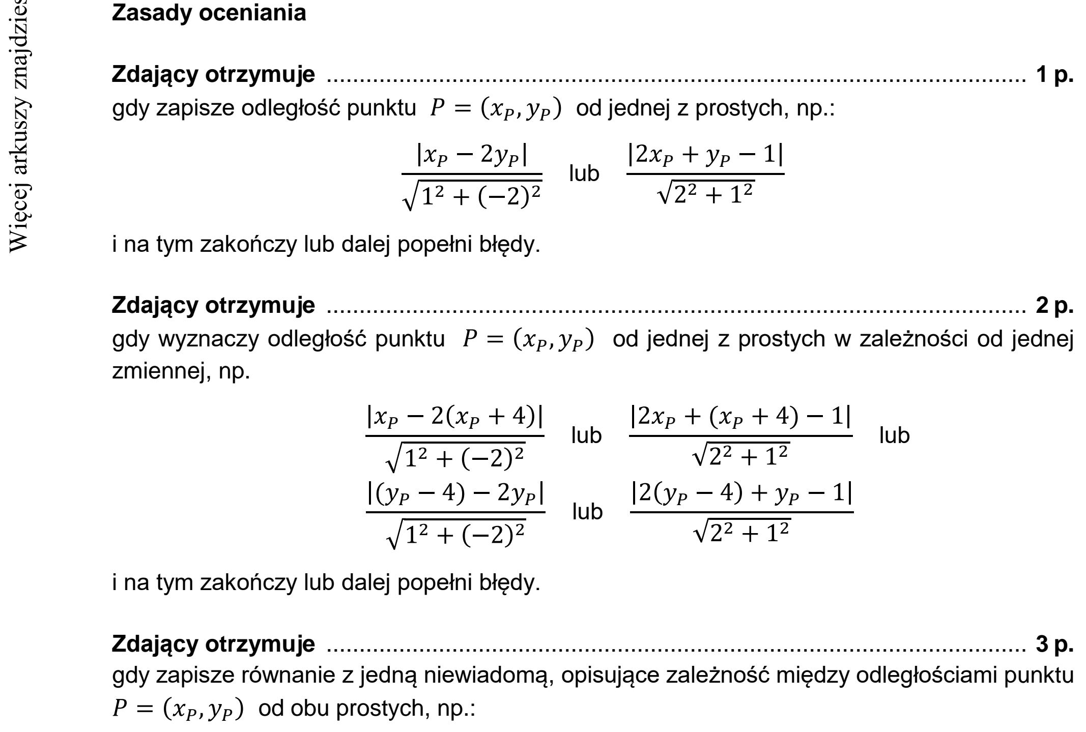 Matura dodatkowa, czerwiec 2021, odpowiedź do zadania 9, fragment 1