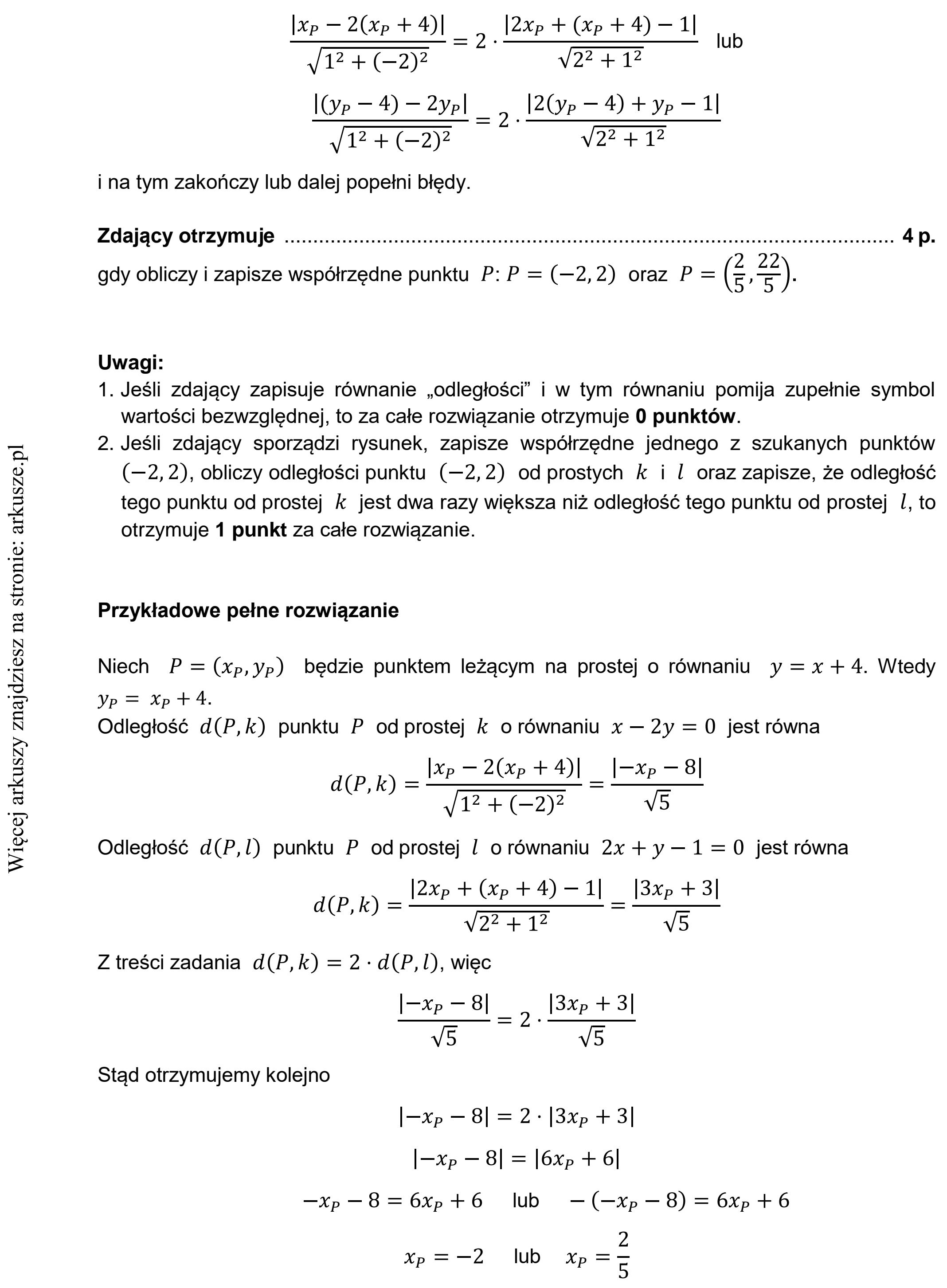 Matura dodatkowa, czerwiec 2021, odpowiedź do zadania 9, fragment 2