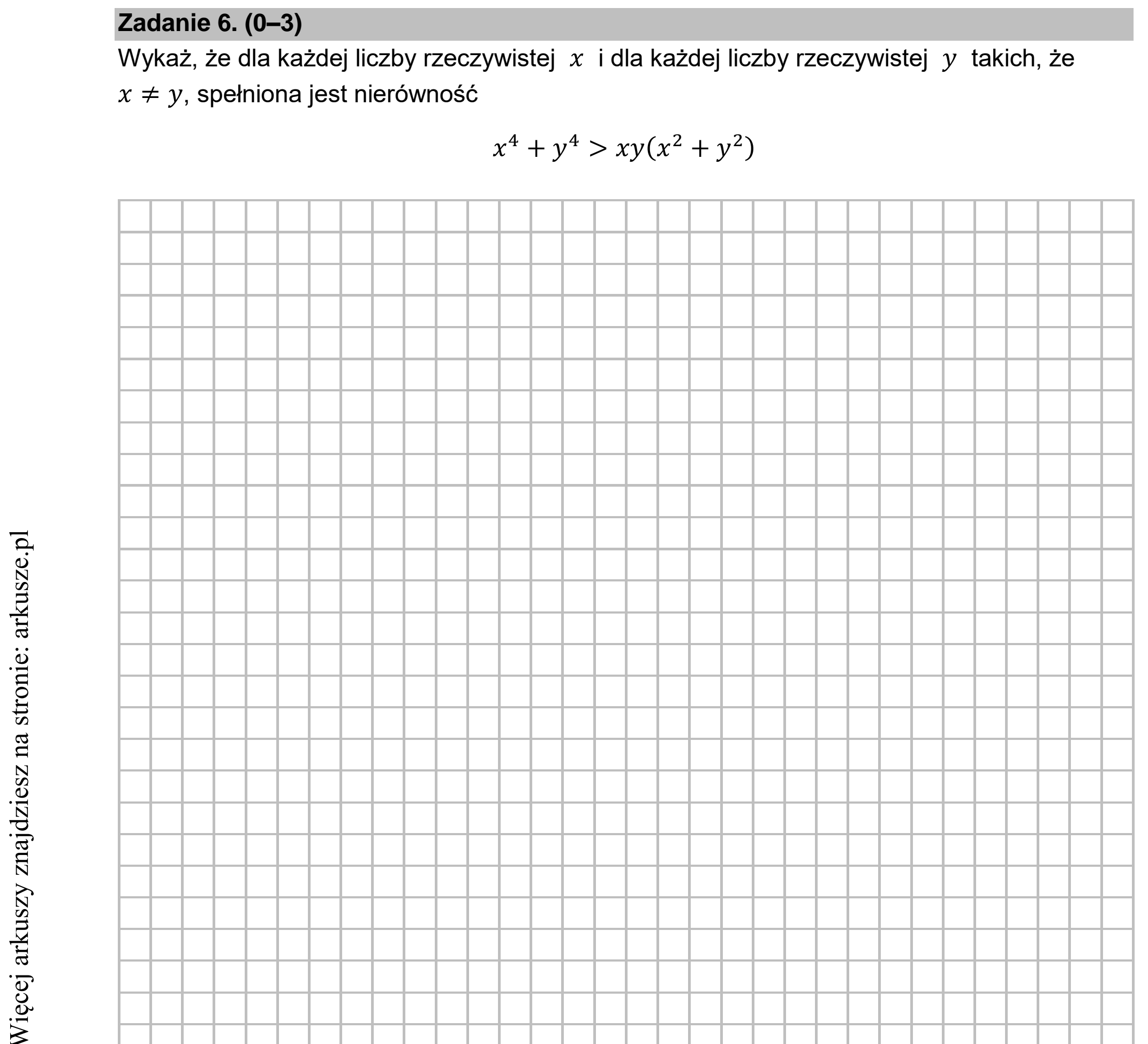 Matura dodatkowa, czerwiec 2022, zadanie 6