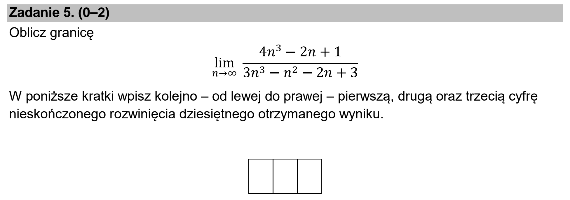 Matura dodatkowa, czerwiec 2023, podgląd zadania 5
