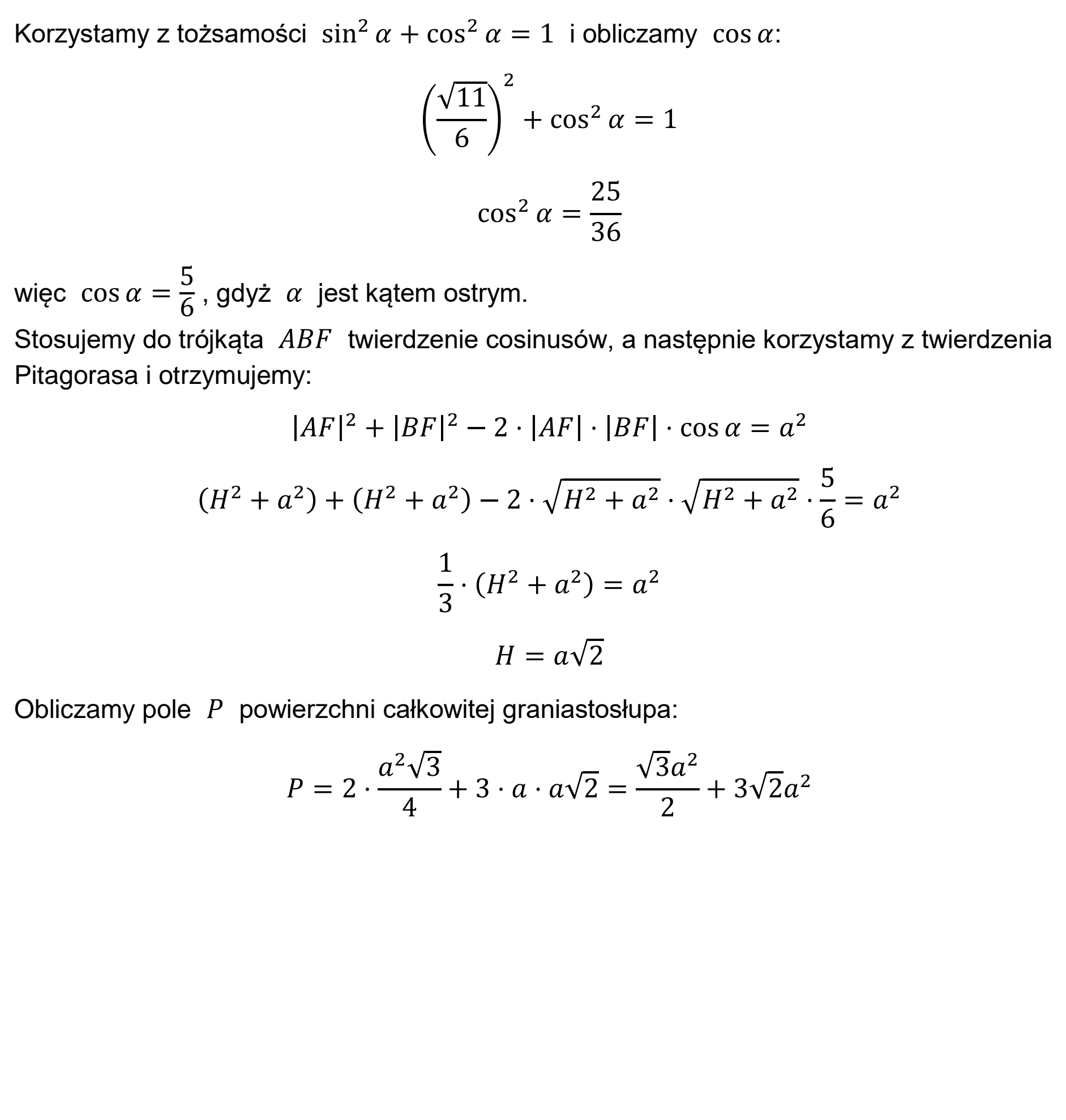 Matura dodatkowa, czerwiec 2024, odpowiedź do zadania 12, fragment 2