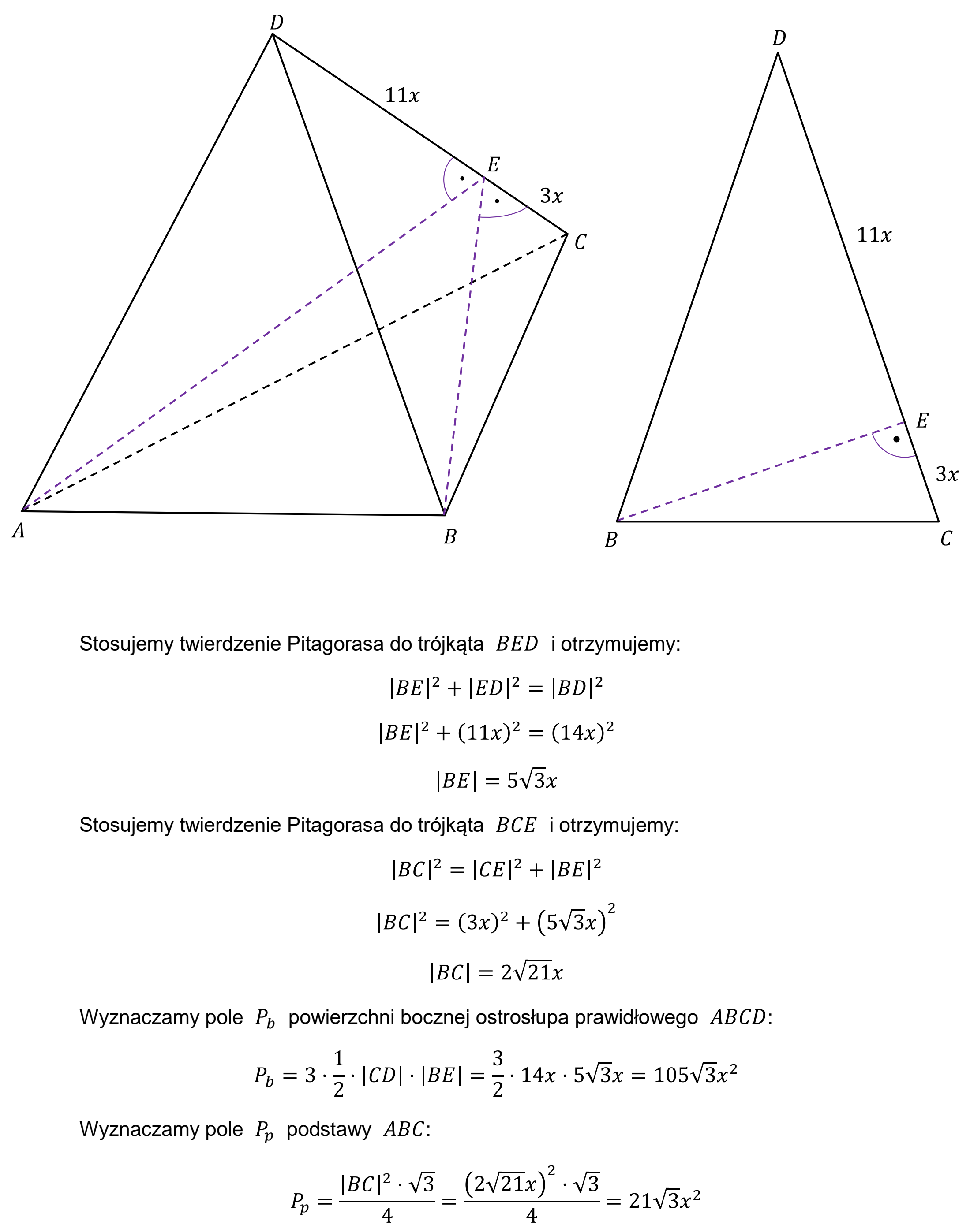 Matura dodatkowa, czerwiec 2025, odpowiedź do zadania 13, fragment 2