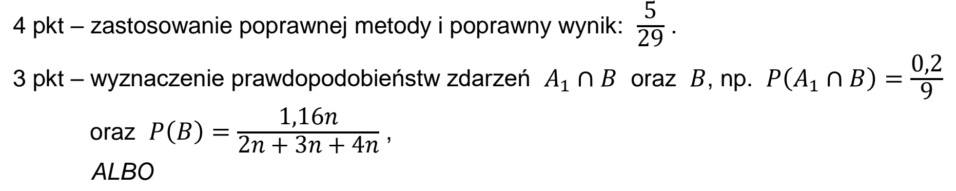 Matura dodatkowa, czerwiec 2026, odpowiedź do zadania 10