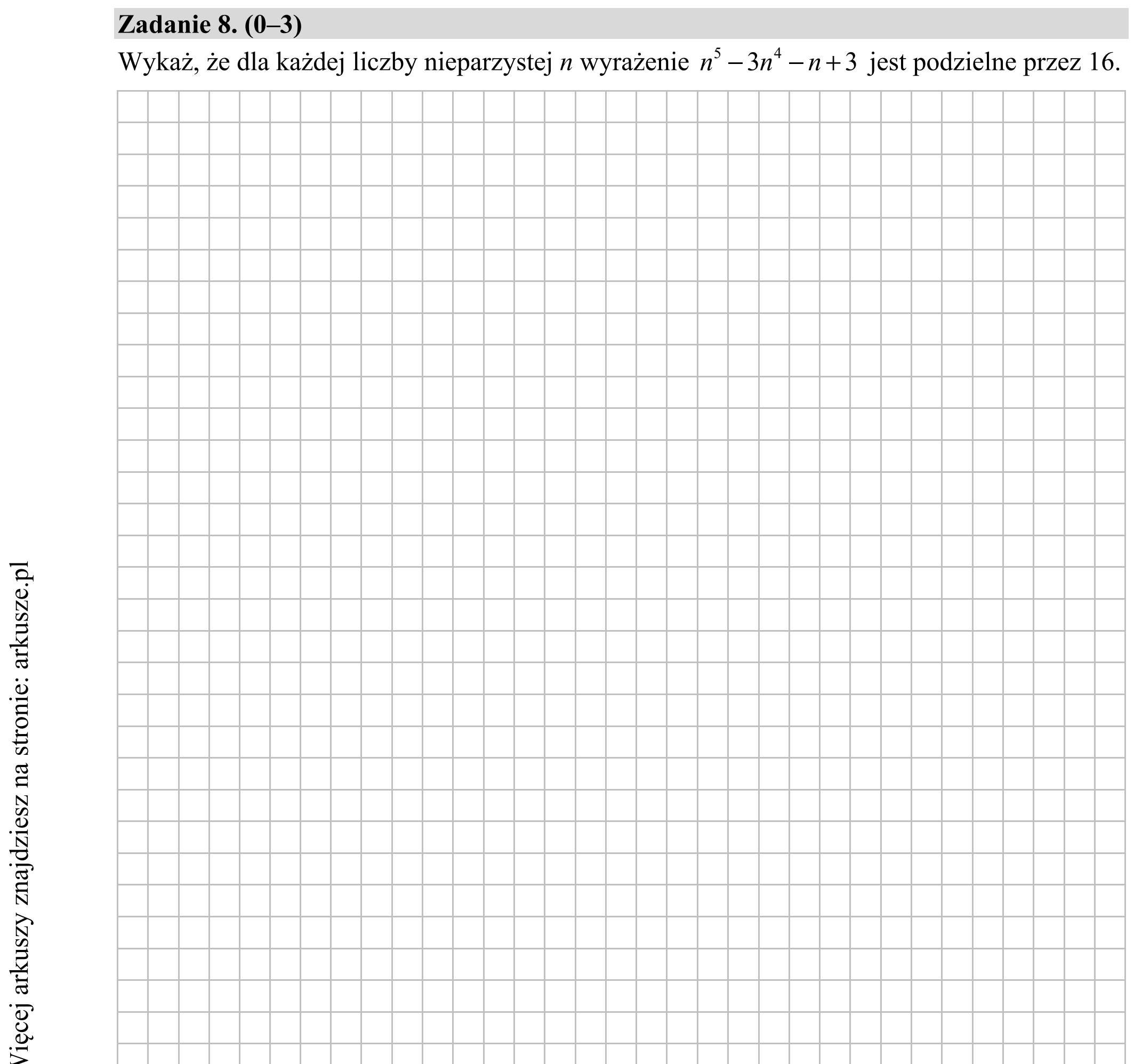 Matura dodatkowa, lipiec 2020, zadanie 8