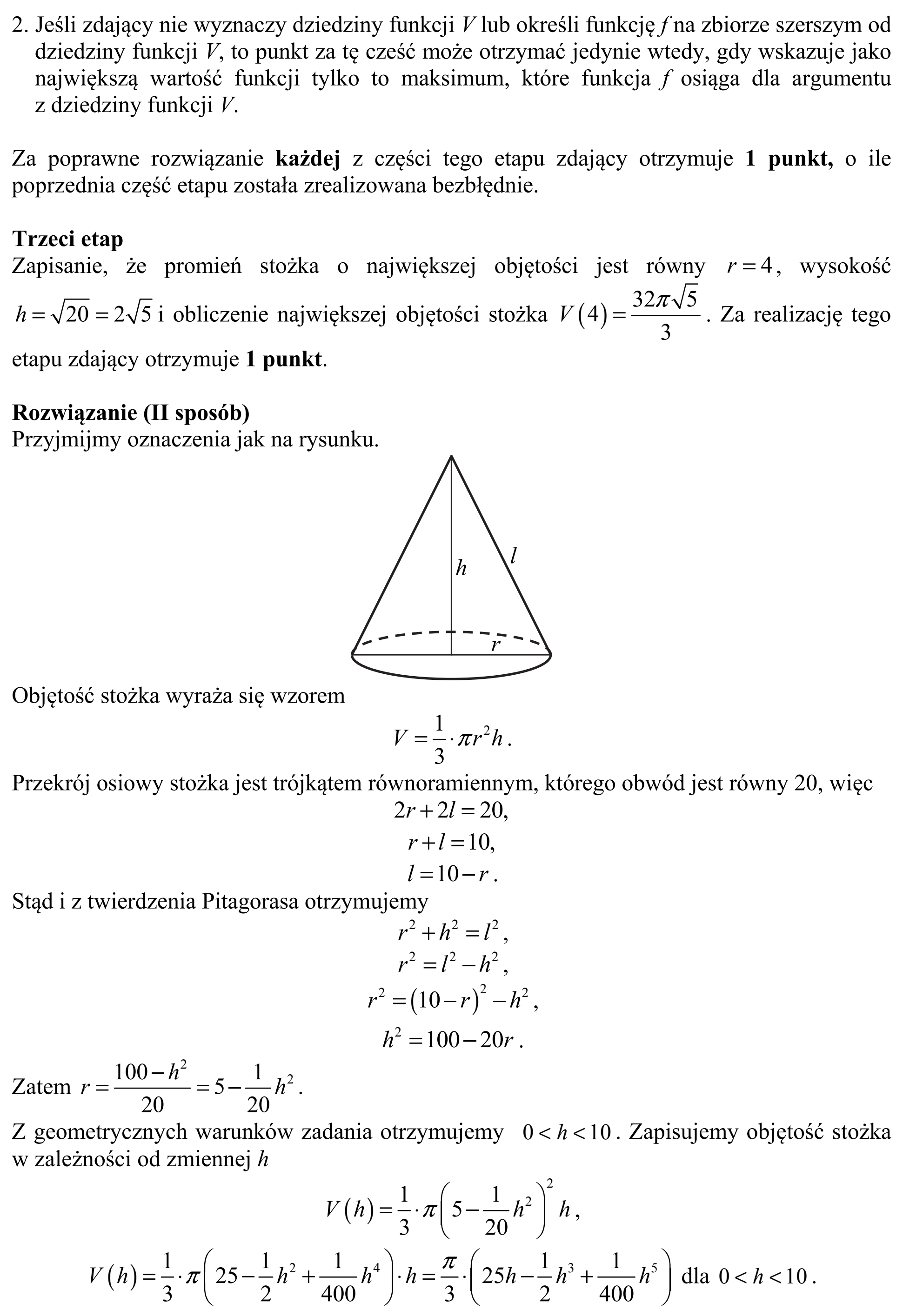 Matura, maj 2015, odpowiedź do zadania 16, fragment 3