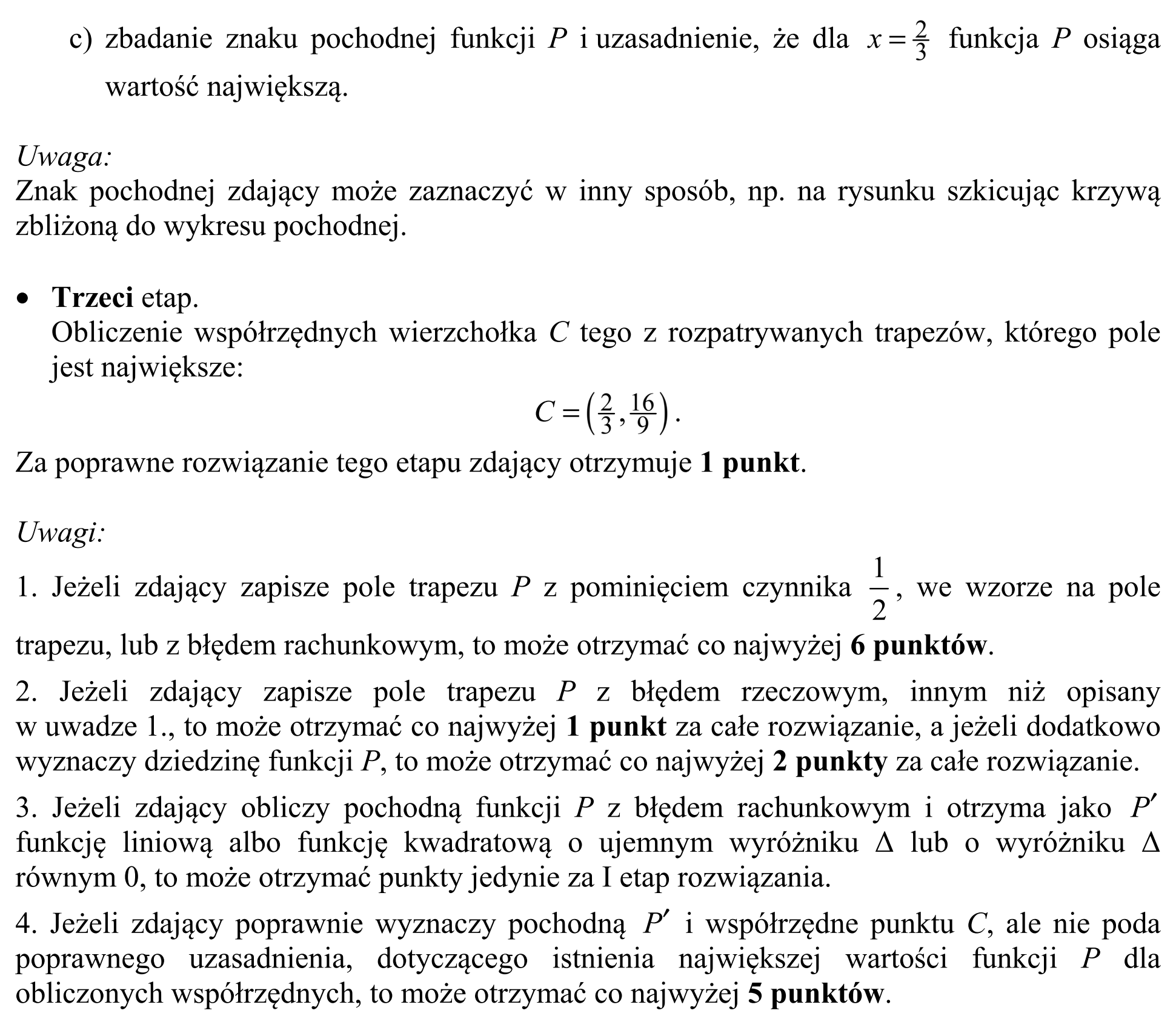 Matura, maj 2016, odpowiedź do zadania 16, fragment 3