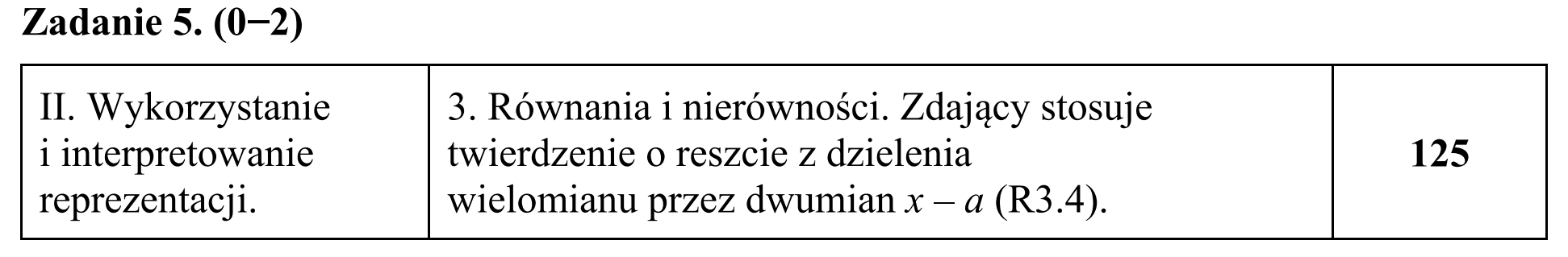 Matura, maj 2017, odpowiedź do zadania 5