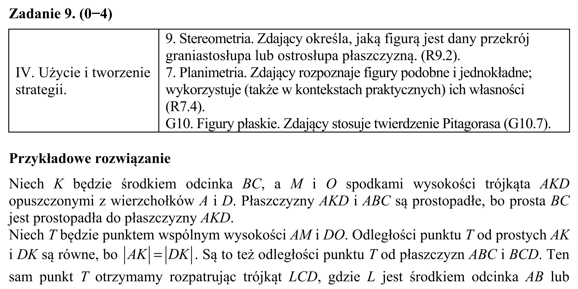 Matura, maj 2017, odpowiedź do zadania 9, fragment 1