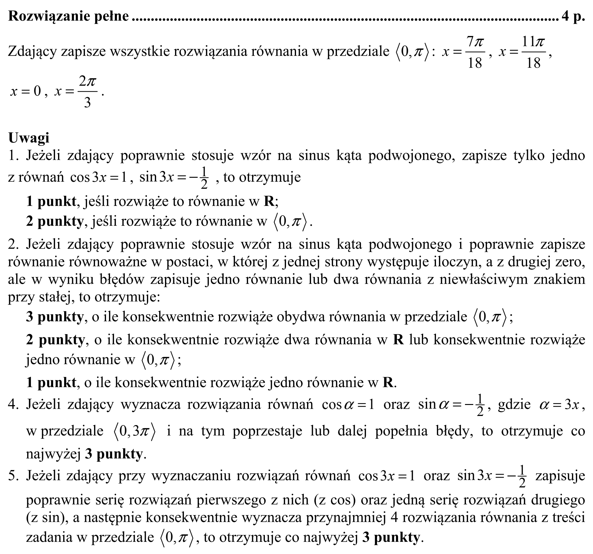 Matura, maj 2018, odpowiedź do zadania 11, fragment 2