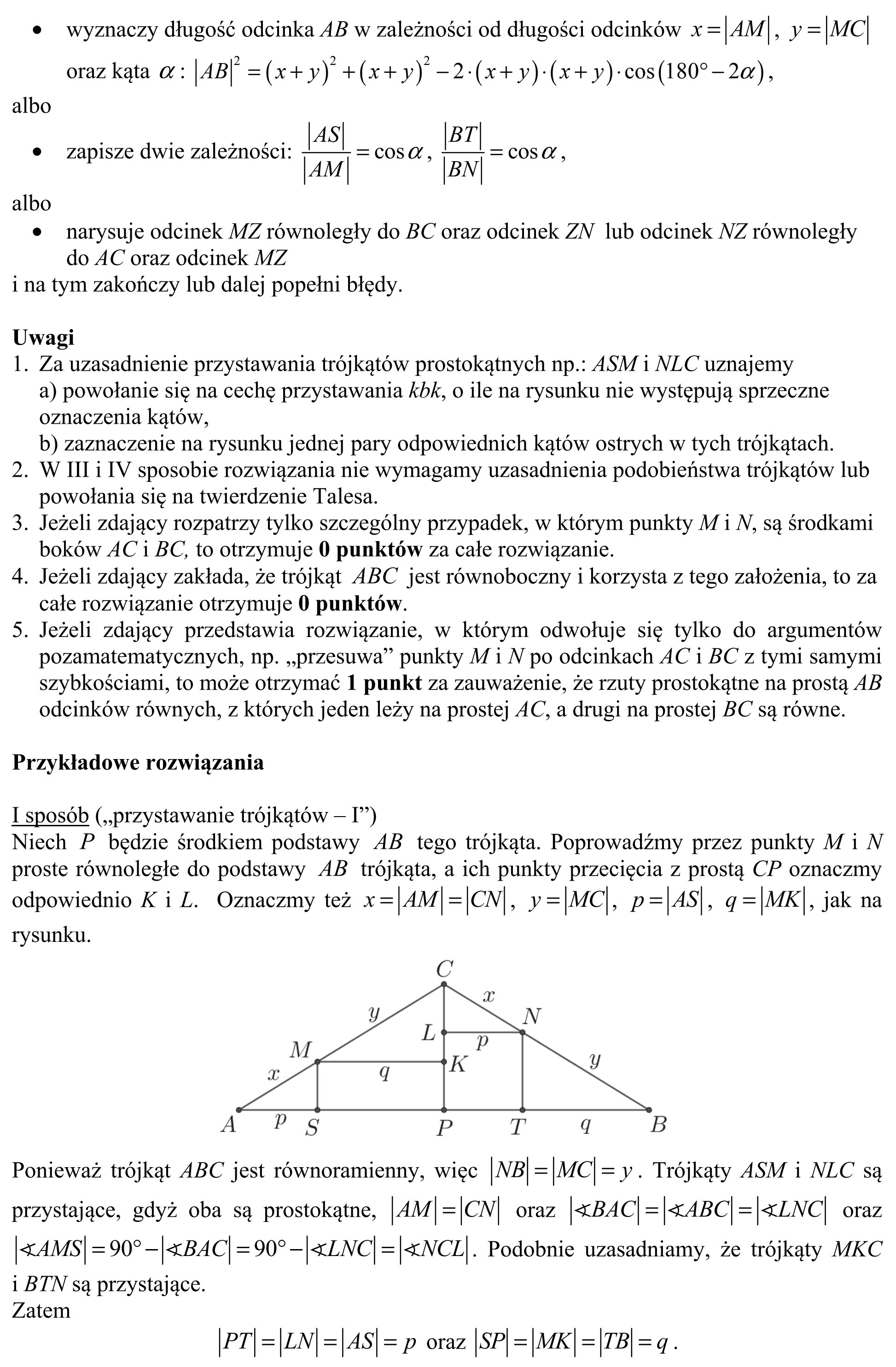 Matura, maj 2019, odpowiedź do zadania 9, fragment 2