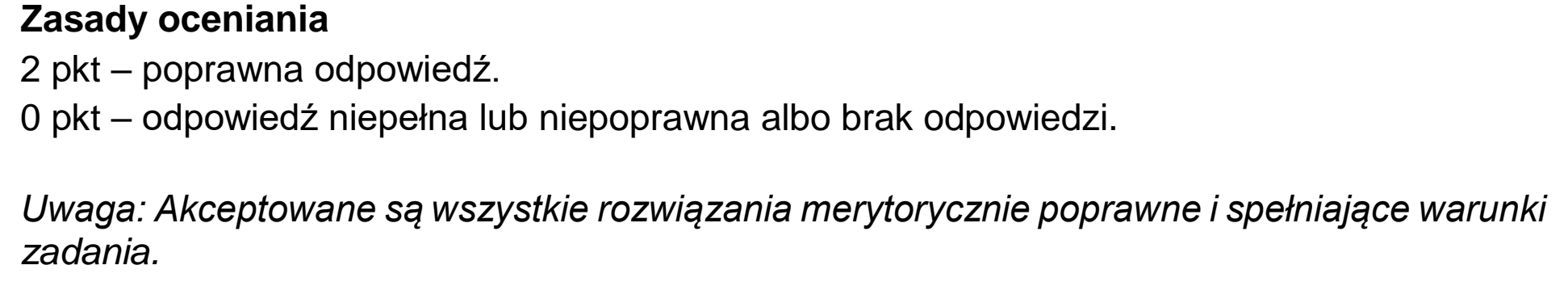 Matura, maj 2020, odpowiedź do zadania 5