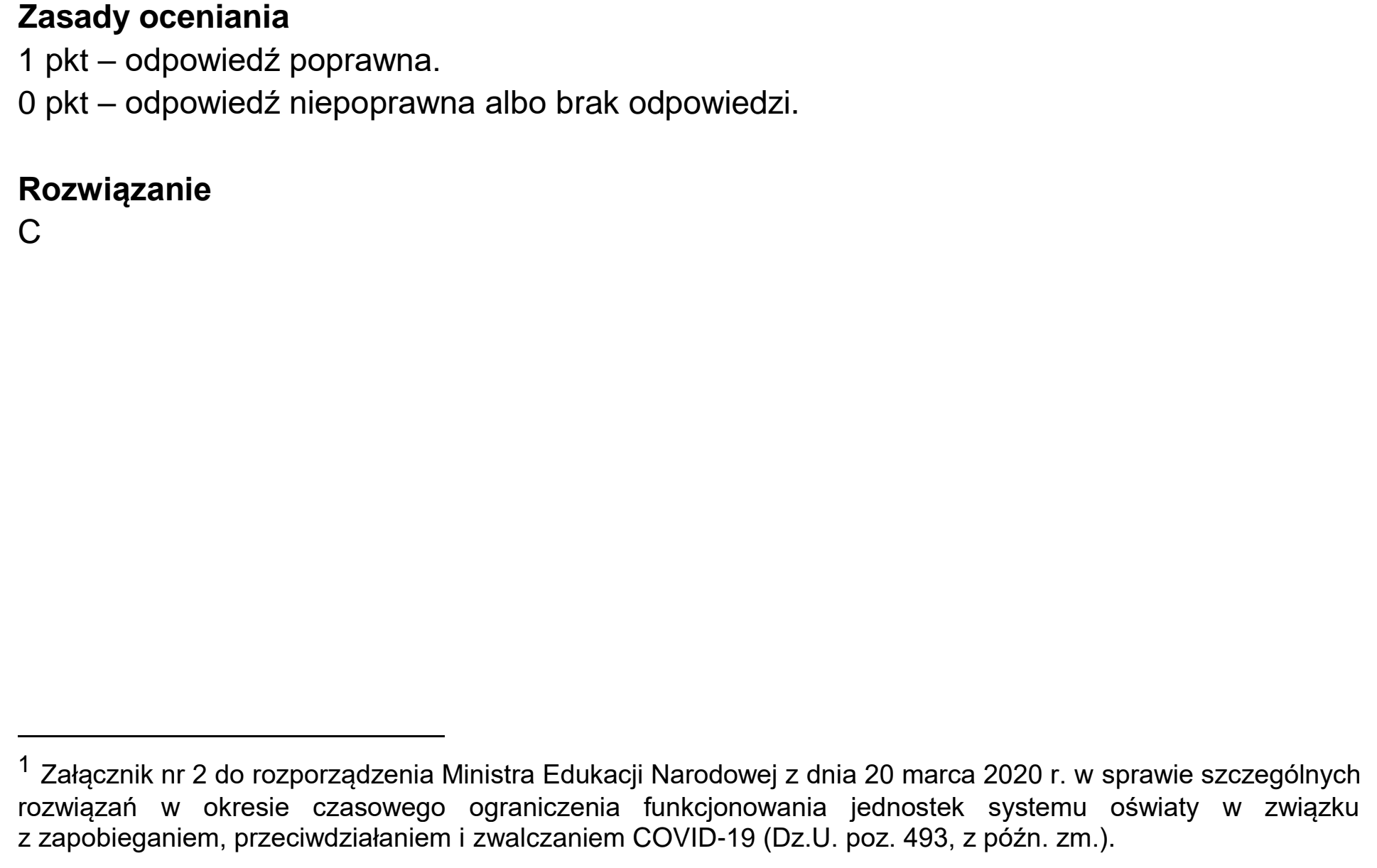 Matura, maj 2022, odpowiedź do zadania 2