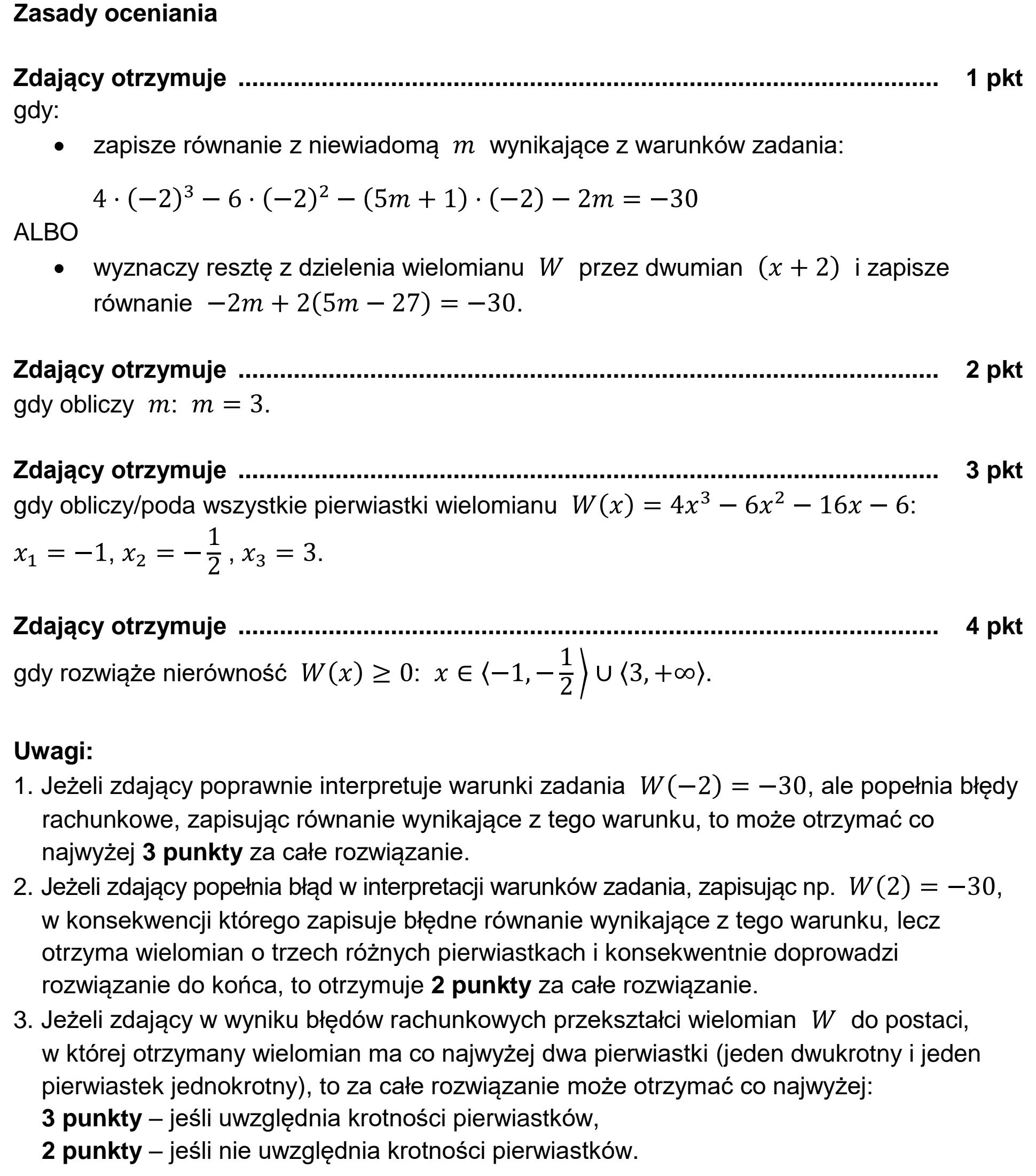 Matura, maj 2022, odpowiedź do zadania 9, fragment 1