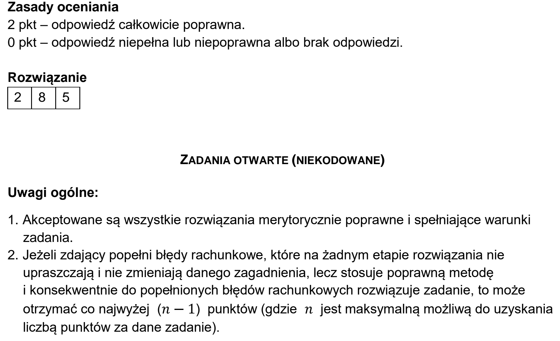 Matura, maj 2023, odpowiedź do zadania 5