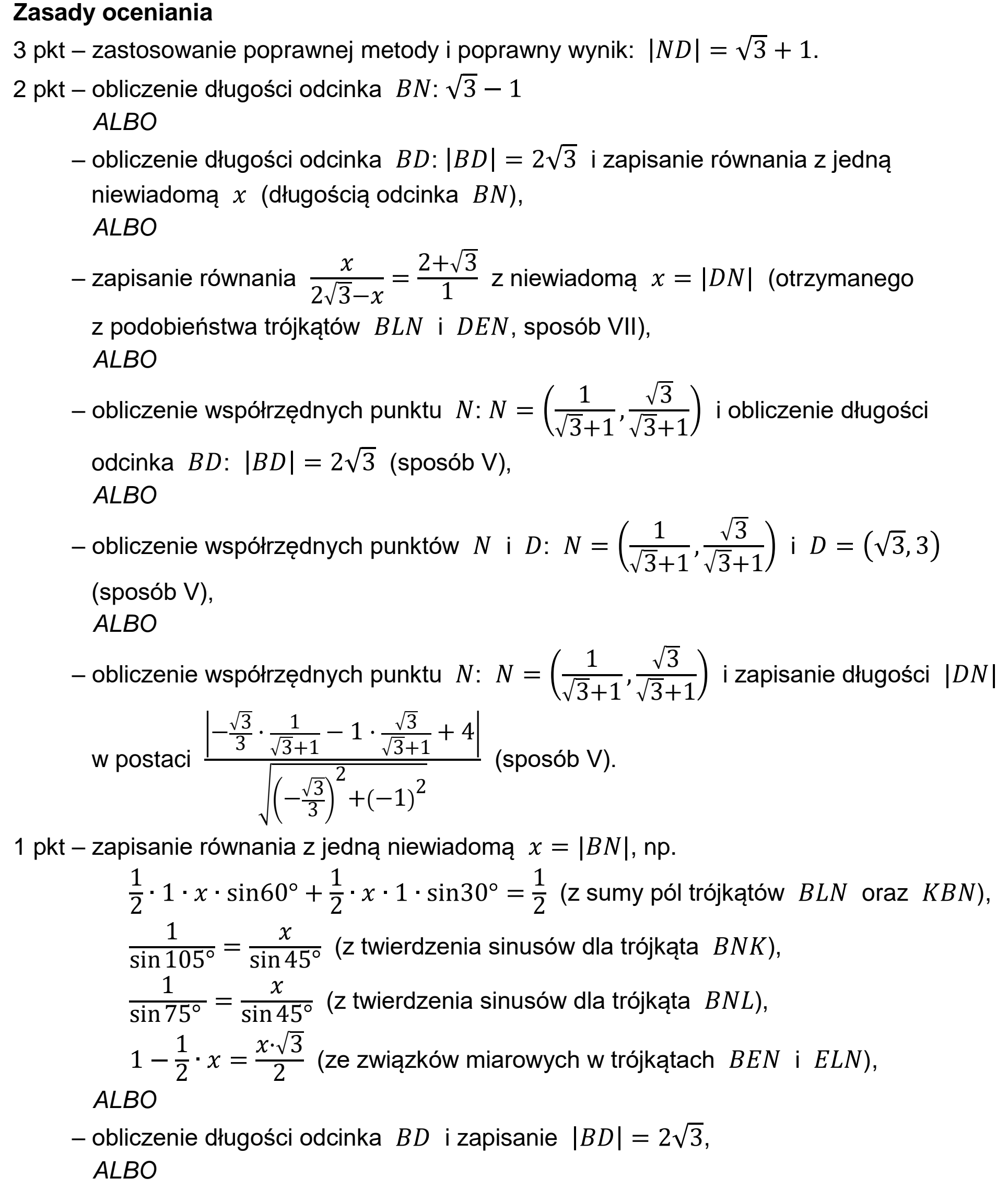 Matura, maj 2023, odpowiedź do zadania 7, fragment 1