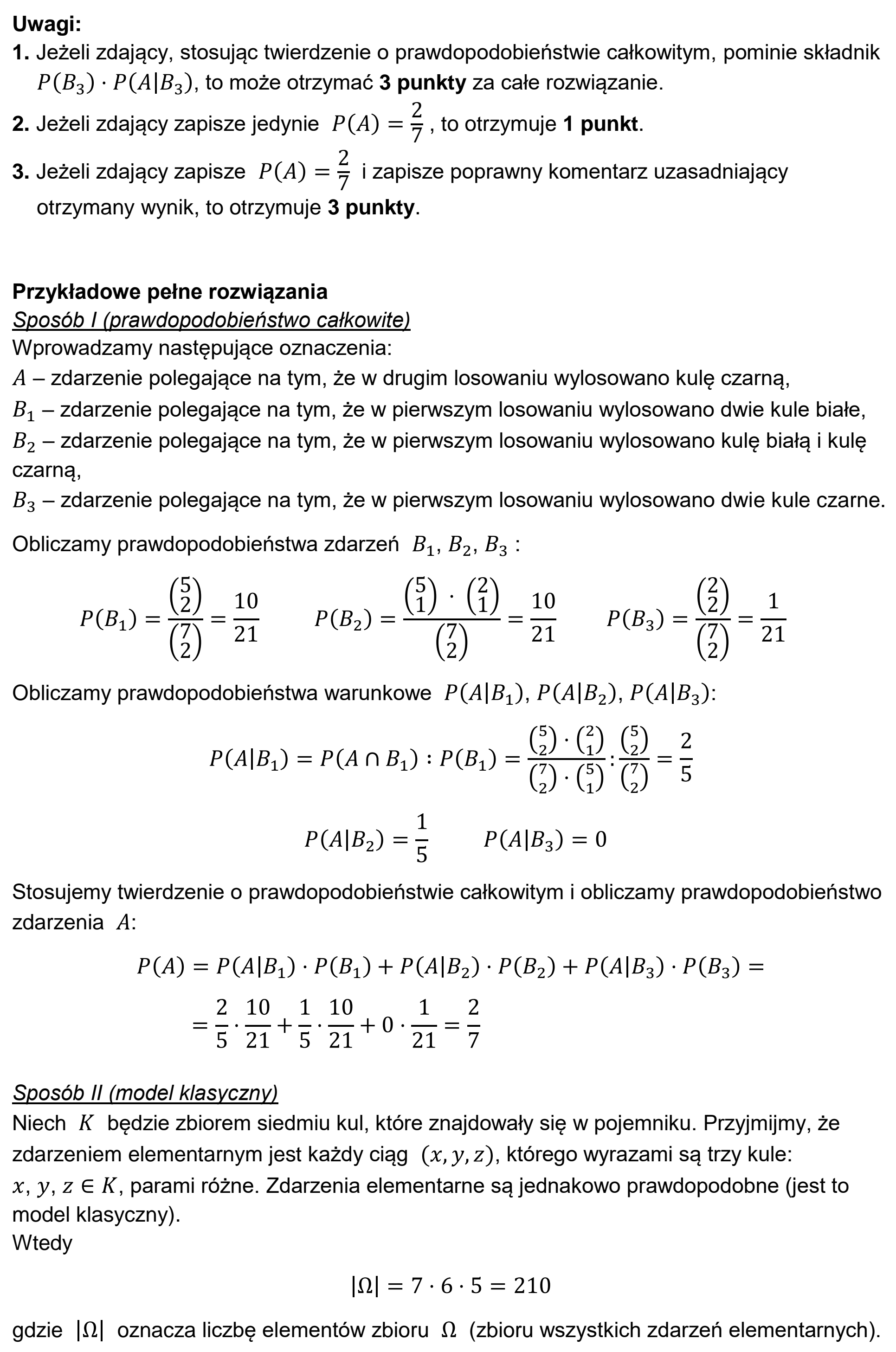 Matura, maj 2023, odpowiedź do zadania 8, fragment 2