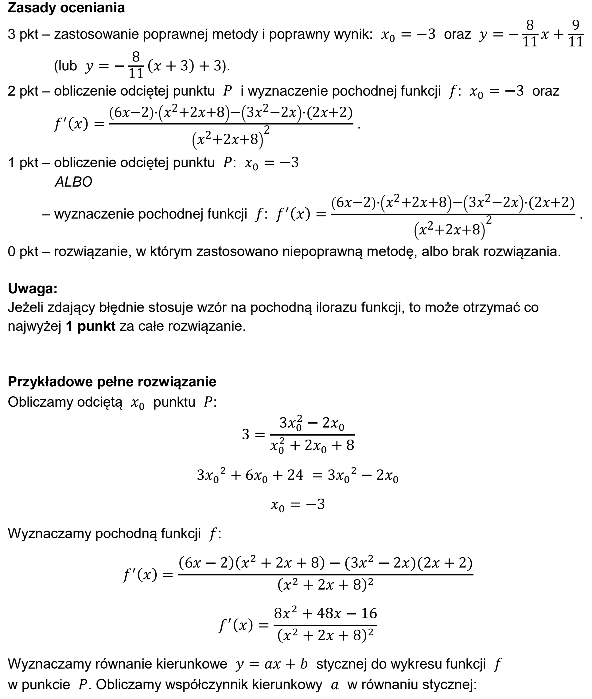 Matura, maj 2023, odpowiedź do zadania 9, fragment 1