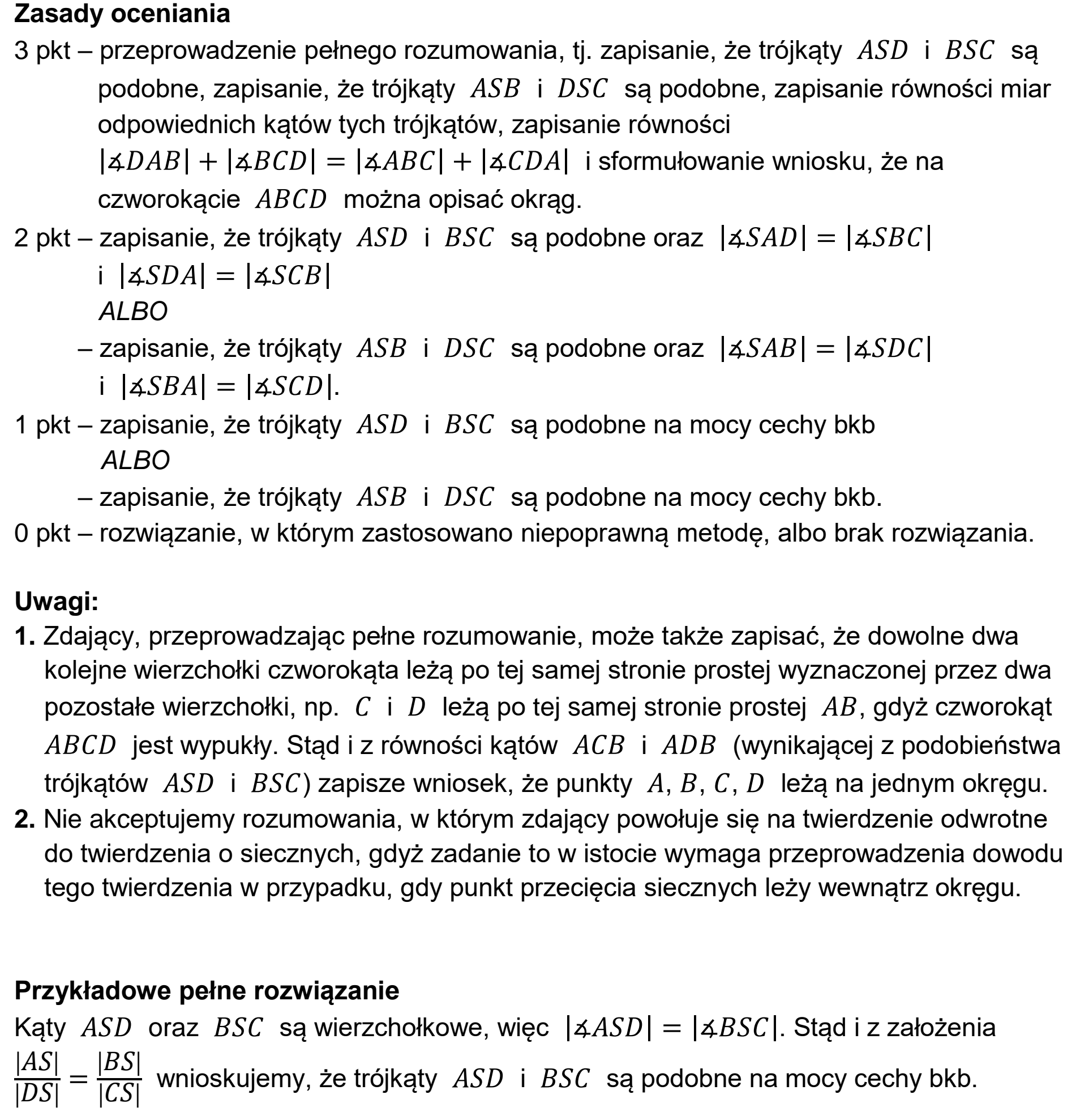 Matura, maj 2024, odpowiedź do zadania 7, fragment 1