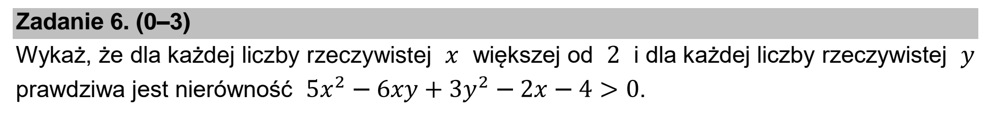 Matura próbna, marzec 2021, podgląd zadania 6