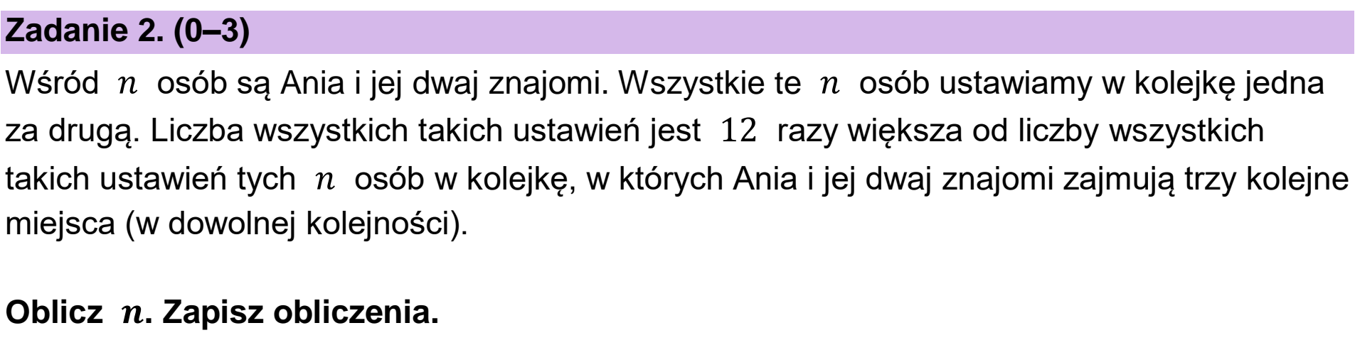 Matura dodatkowa, czerwiec 2023, podgląd zadania 2