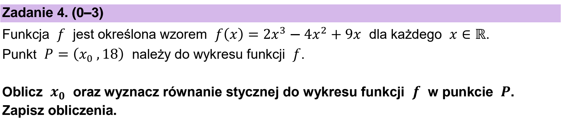 Matura dodatkowa, czerwiec 2023, zadanie 4
