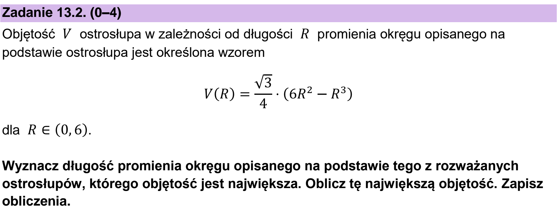 Matura dodatkowa, czerwiec 2024, zadanie 13.2