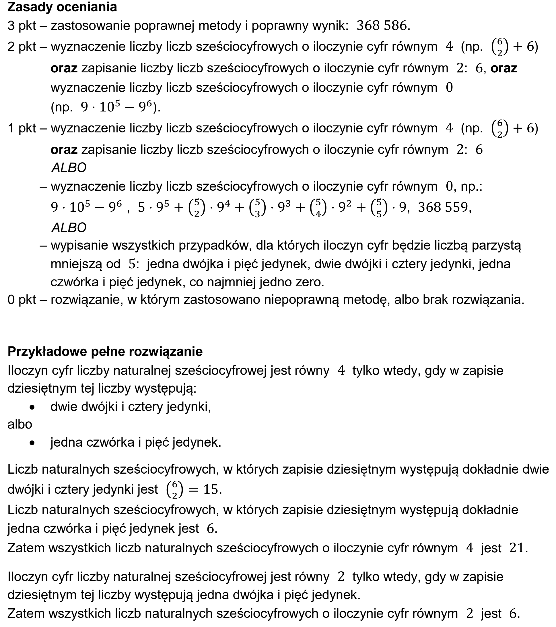 Matura dodatkowa, czerwiec 2025, odpowiedź do zadania 3, fragment 1