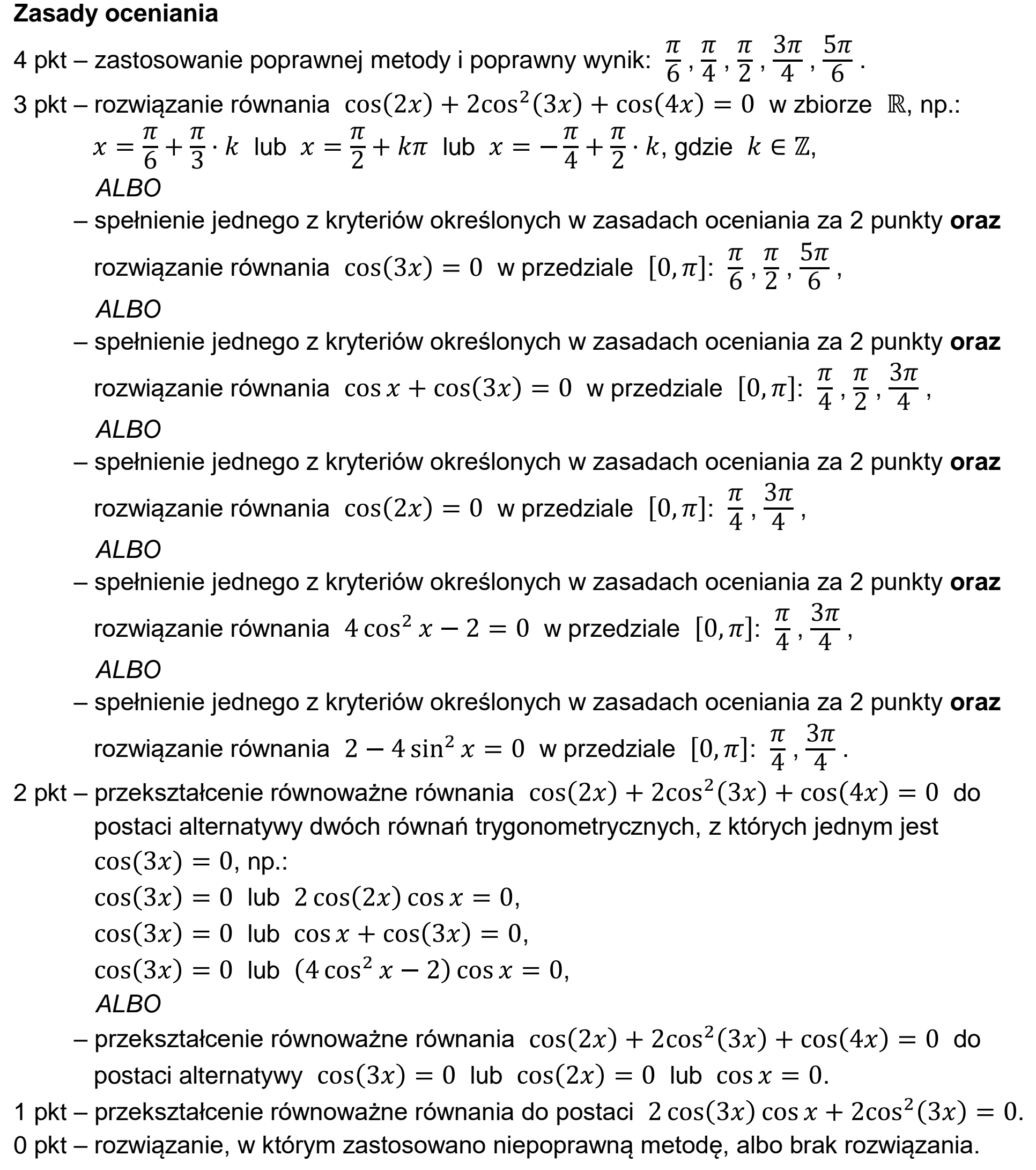 Matura dodatkowa, czerwiec 2025, odpowiedź do zadania 6, fragment 1