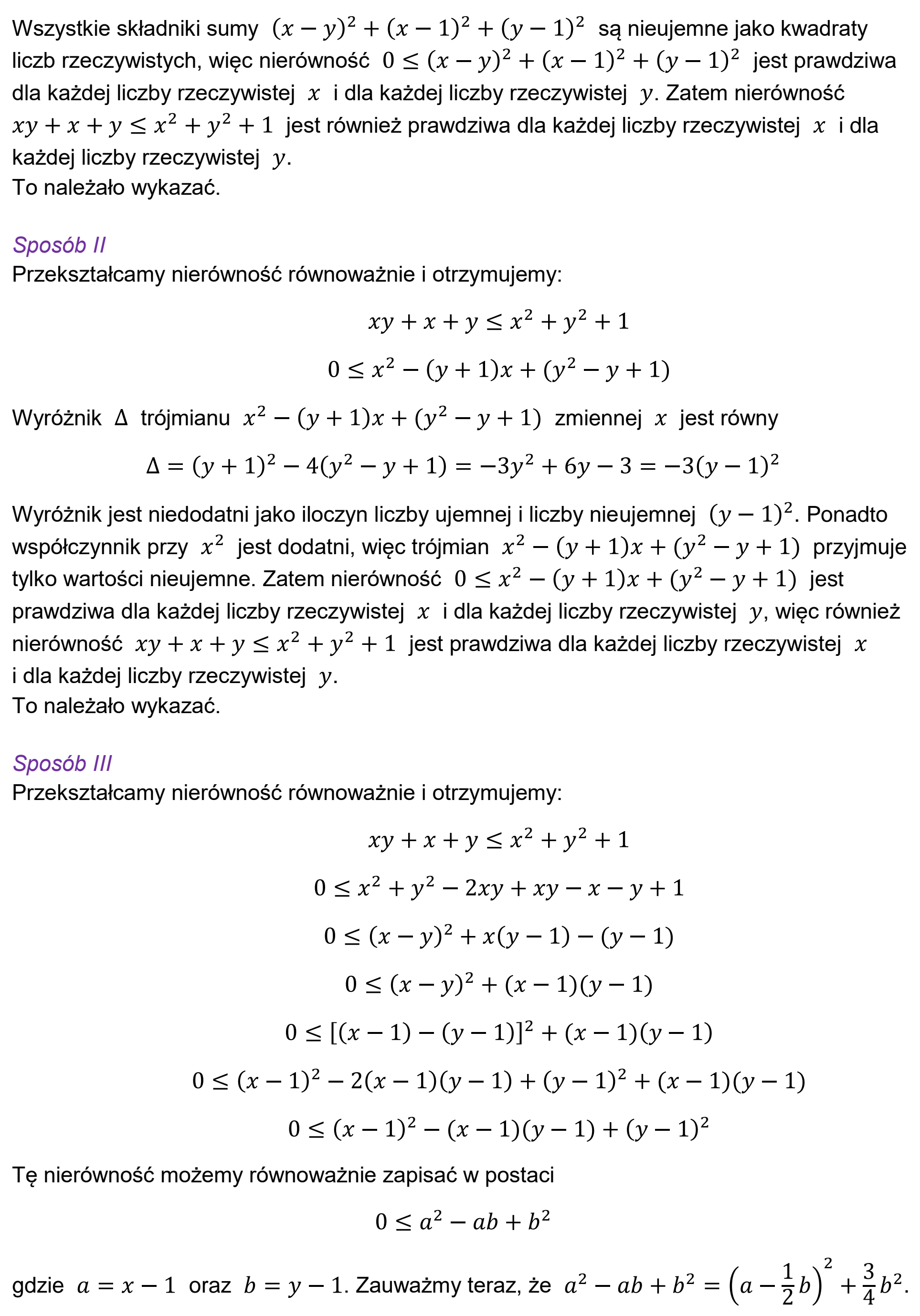 Matura dodatkowa, czerwiec 2026, odpowiedź do zadania 4, fragment 2