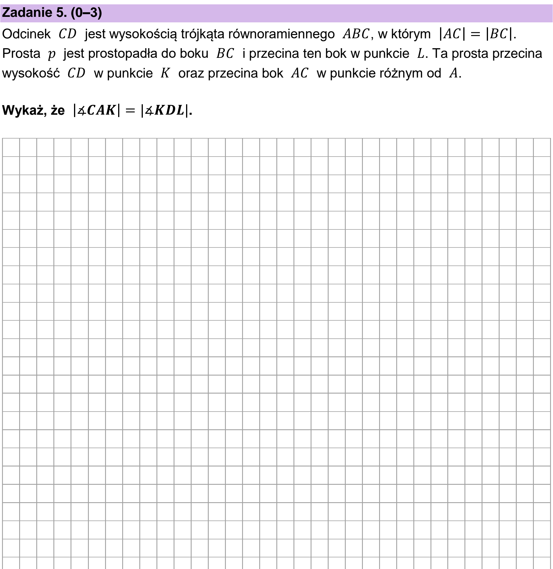 Matura dodatkowa, czerwiec 2026, podgląd zadania 5
