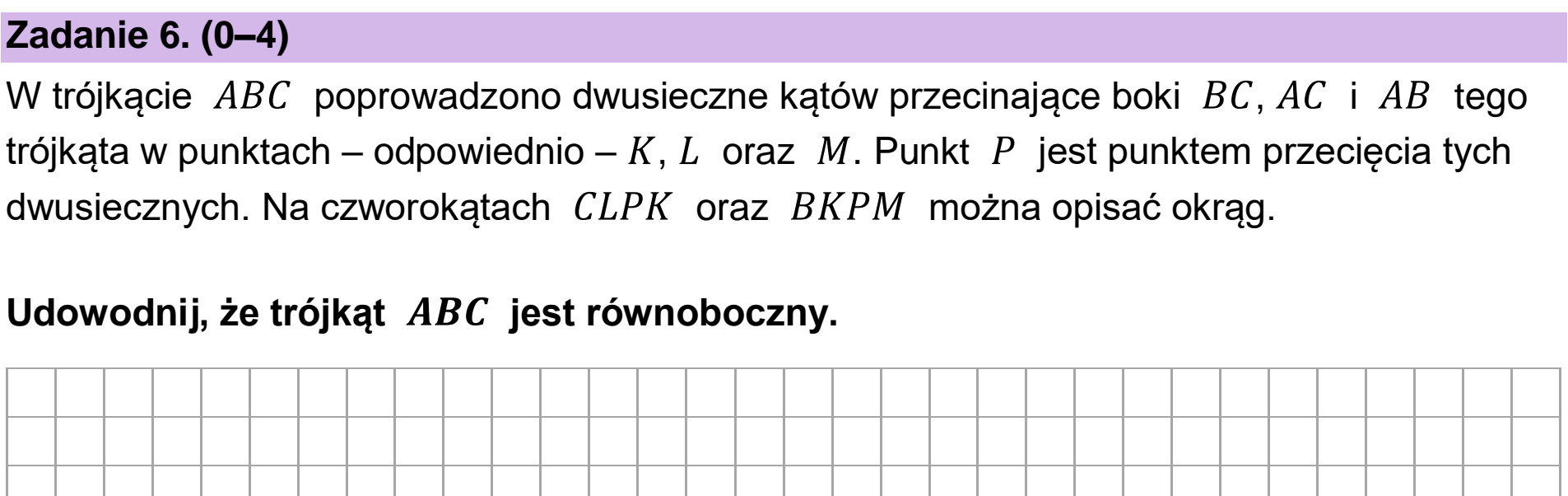 Matura próbna, grudzien 2022, zadanie 6