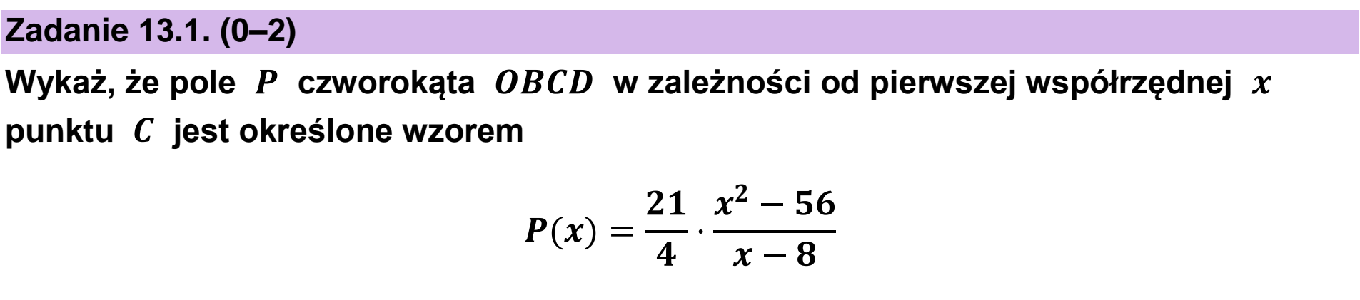 Matura próbna, grudzien 2024, zadanie 13.1