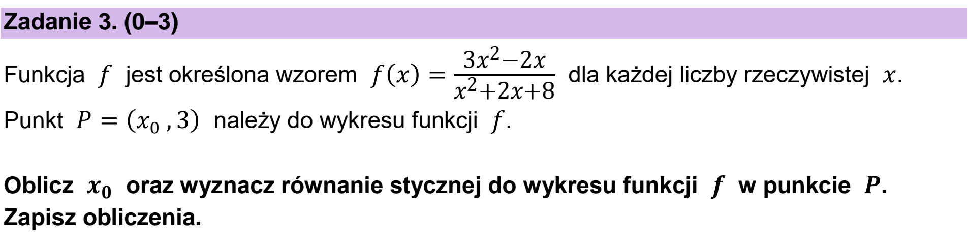 Matura, maj 2023, podgląd zadania 3