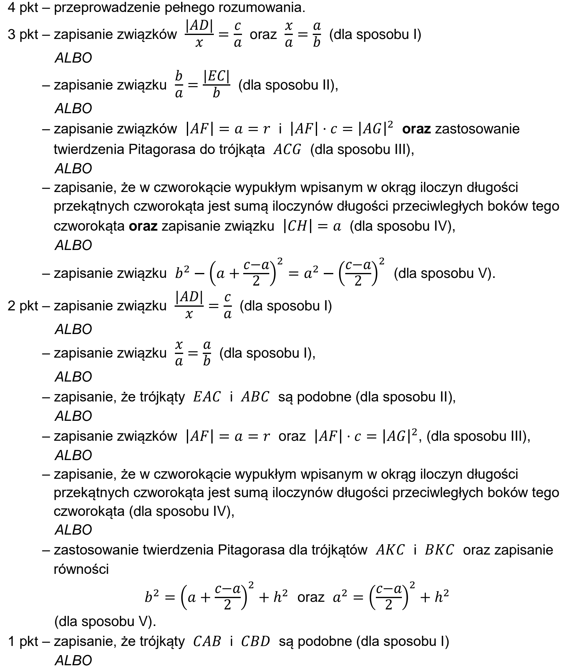 Matura, maj 2024, odpowiedź do zadania 8