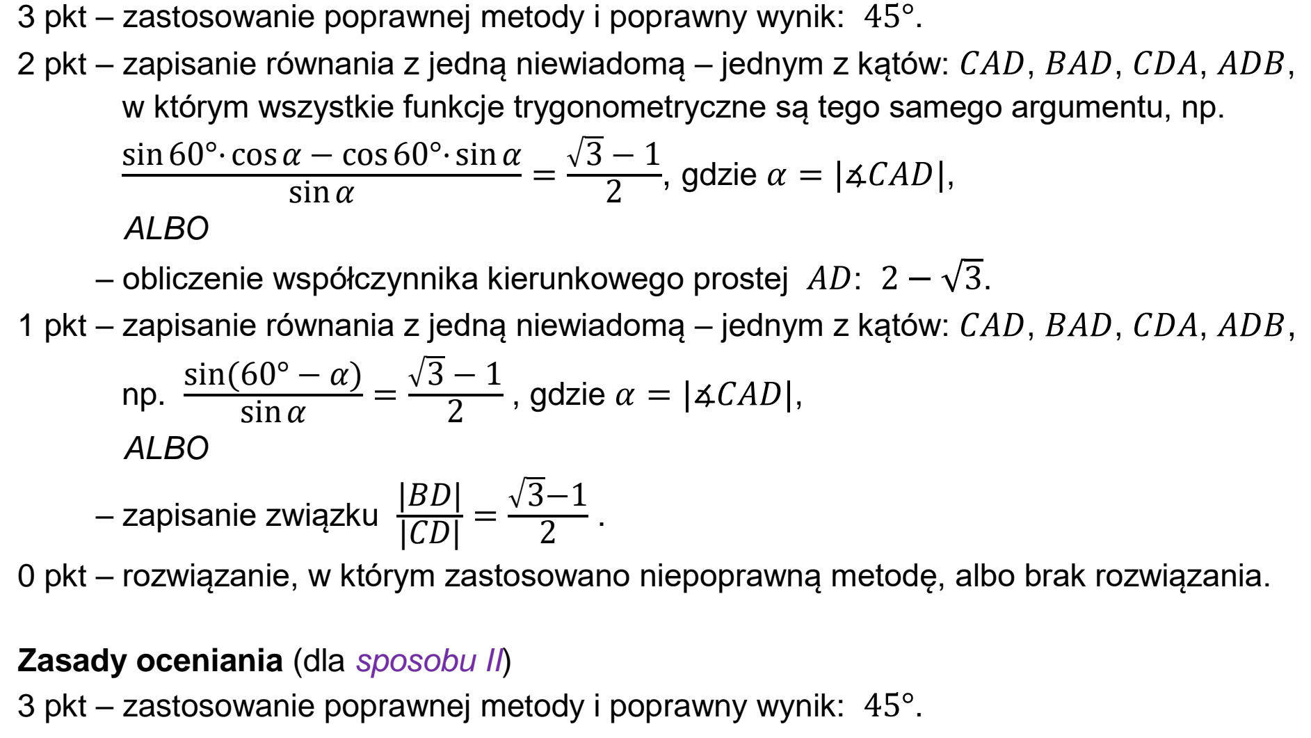 Matura, maj 2025, odpowiedź do zadania 3, fragment 1