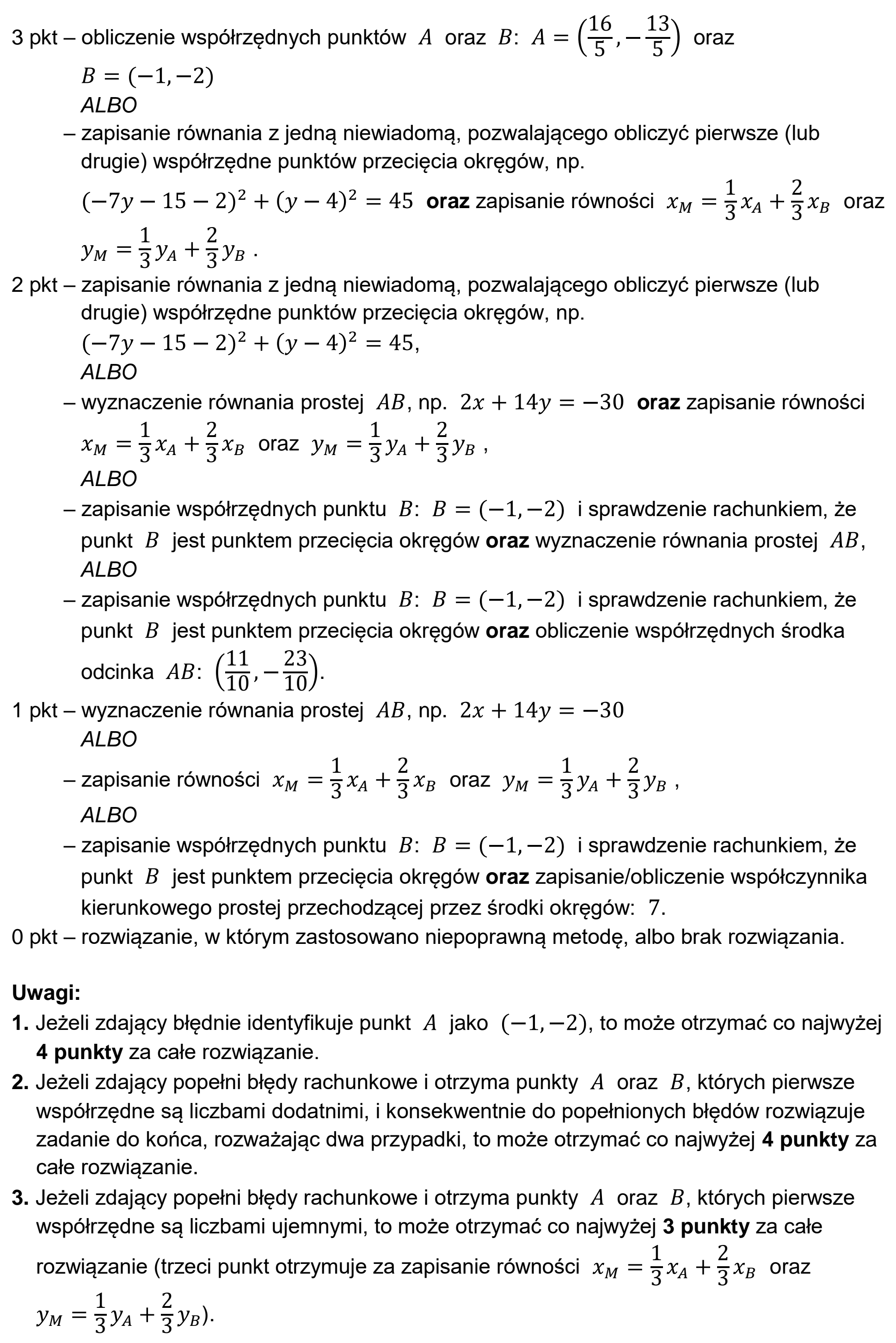Matura, maj 2025, odpowiedź do zadania 8, fragment 2