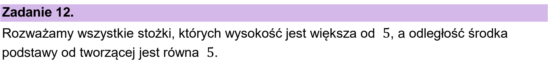 Matura, maj 2025, wstęp zadania 12