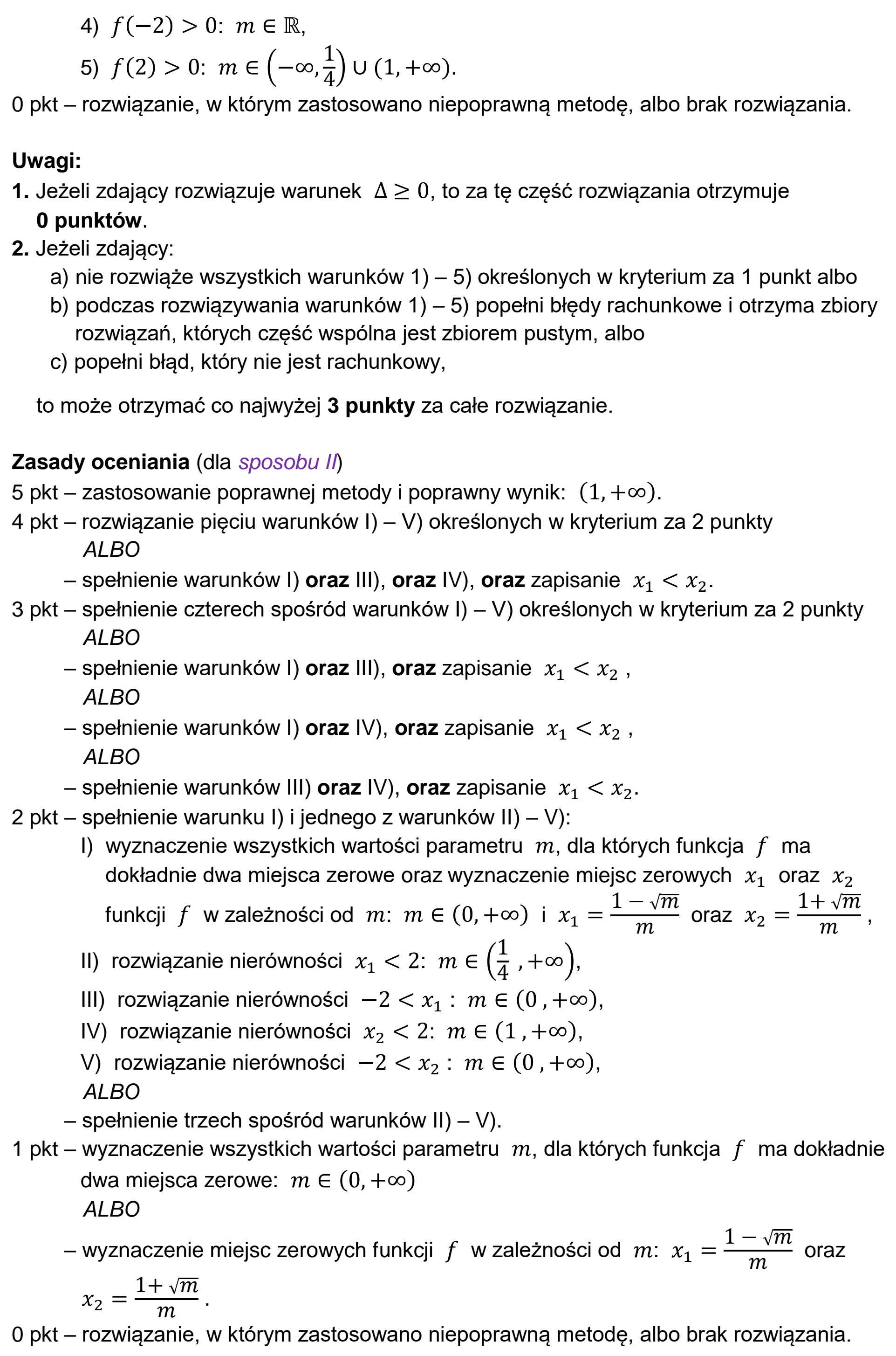 Matura, maj 2026, odpowiedź do zadania 10, fragment 2