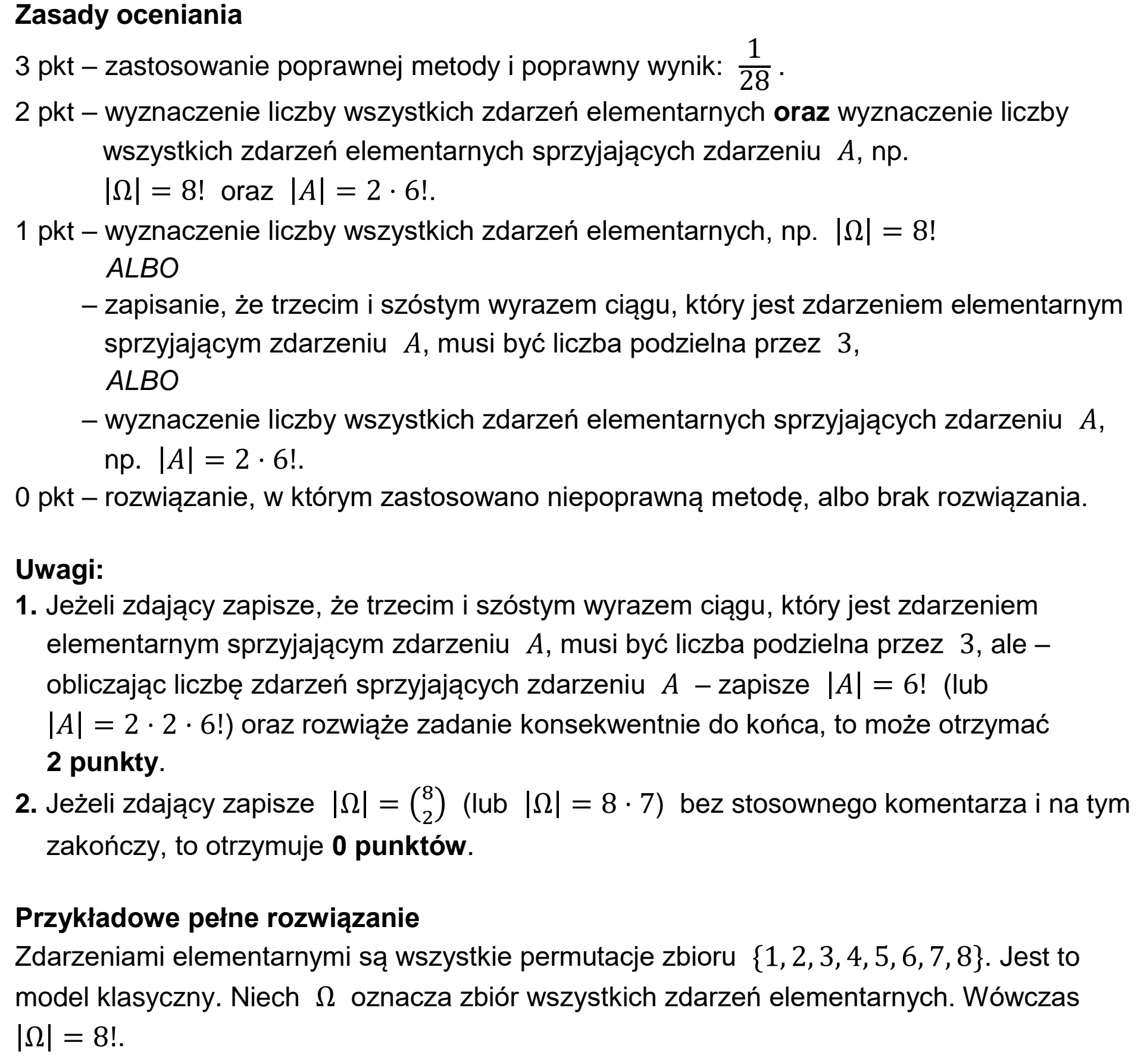 Matura, maj 2026, odpowiedź do zadania 2, fragment 1