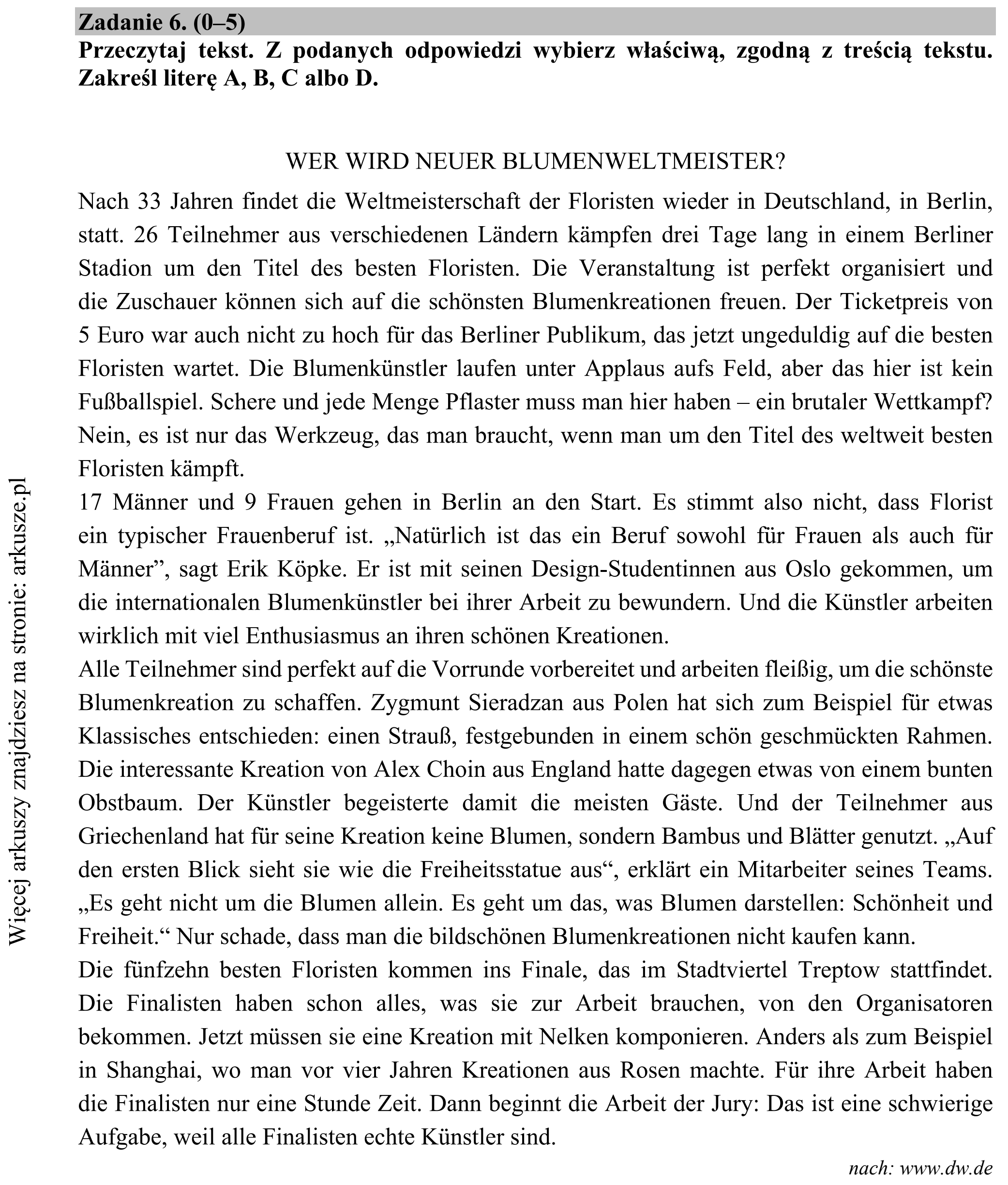 Matura dodatkowa, czerwiec 2017, podgląd zadania 6, fragment 1