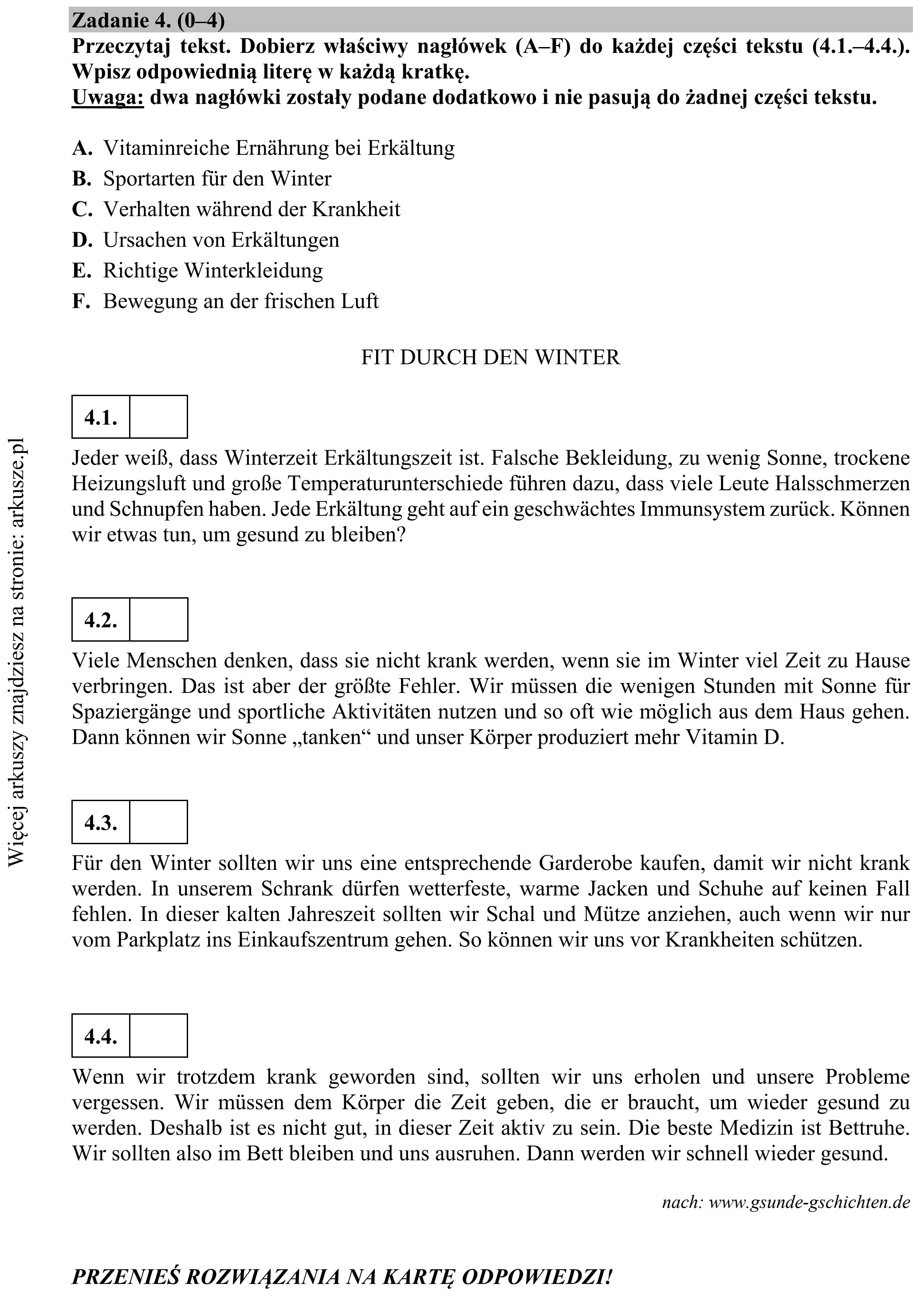 Matura dodatkowa, lipiec 2020, zadanie 4
