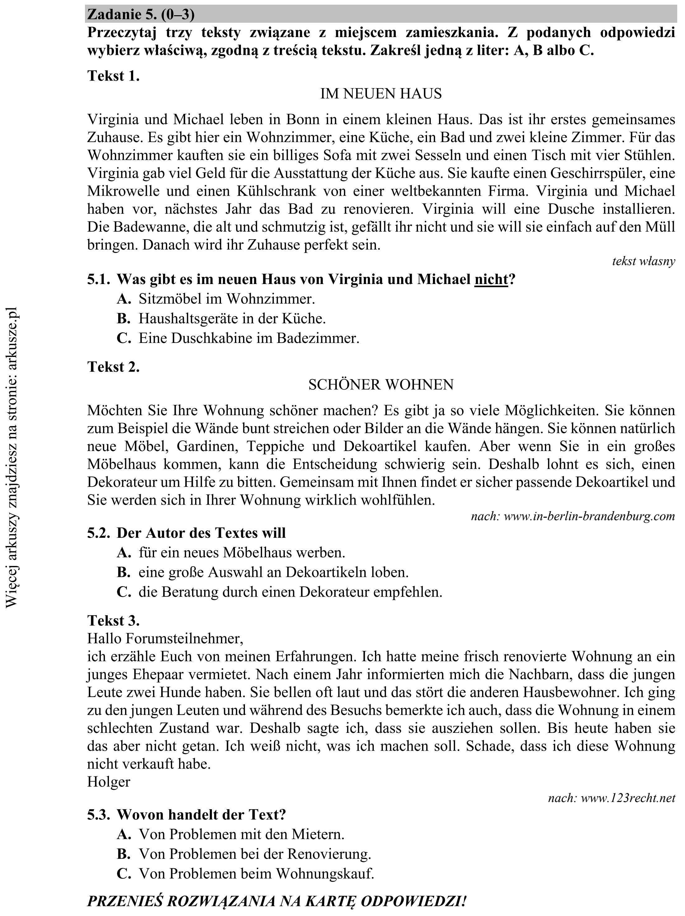Matura dodatkowa, lipiec 2020, zadanie 5