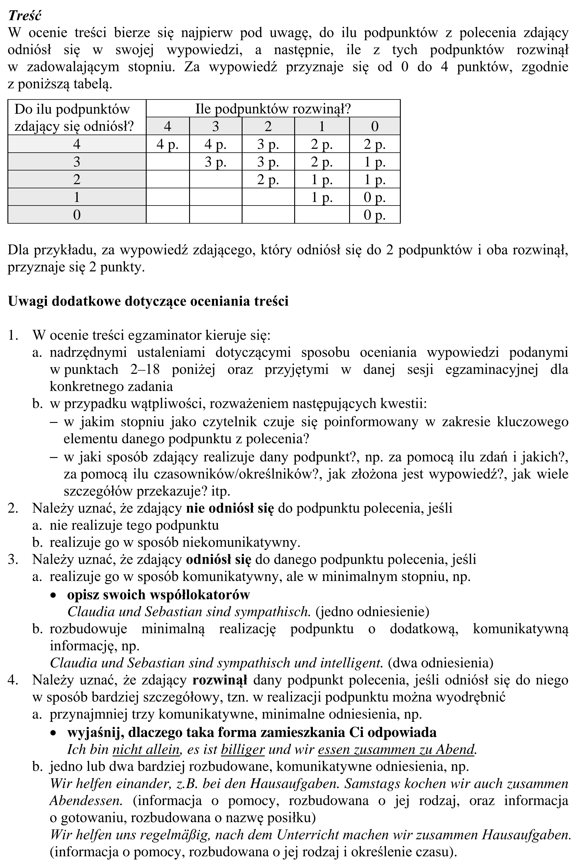 Matura, maj 2015, odpowiedź do zadania 10, fragment 2