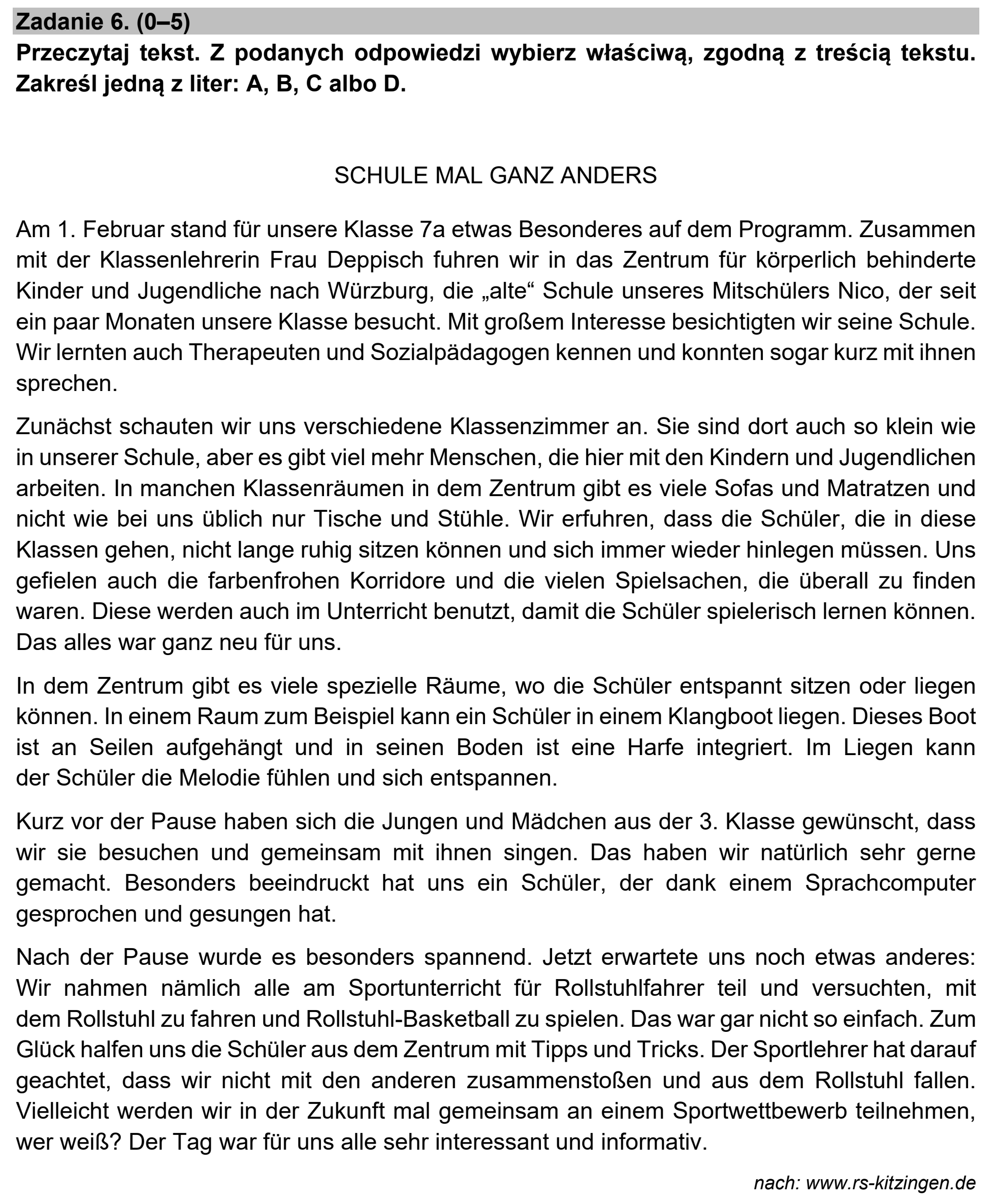 Matura, maj 2022, podgląd zadania 6, fragment 1